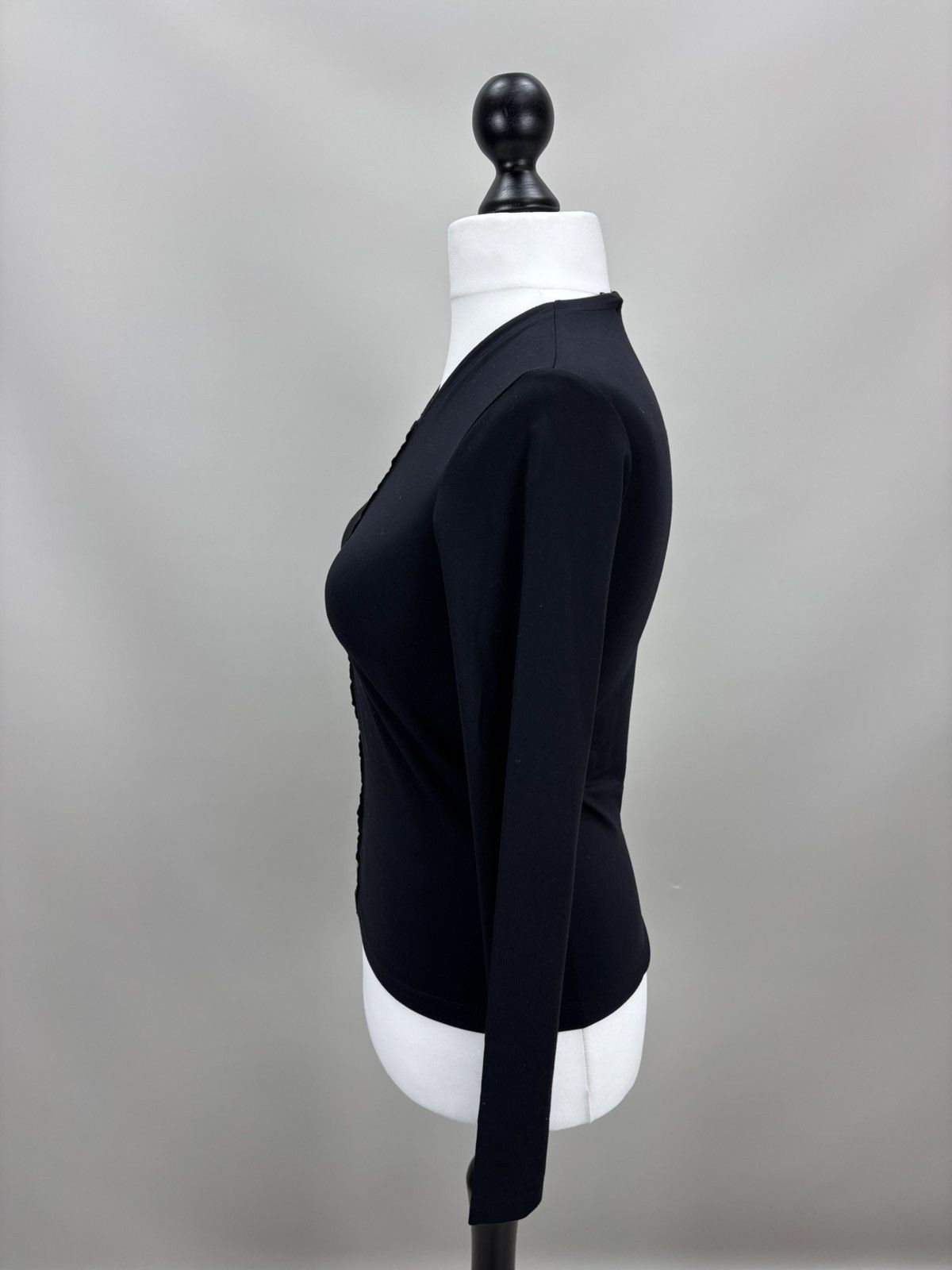 Marithe + Francois Girbaud Womens blouse Marithe Francois Girbaud Size 42 Color Black Size M / US 6-8 / IT 42-44 - 8 Thumbnail