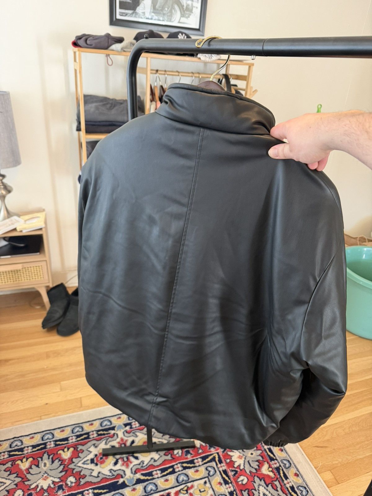 Zara ZARA Faux Leather Bomber Size US L / EU 52-54 / 3 - 4 Thumbnail