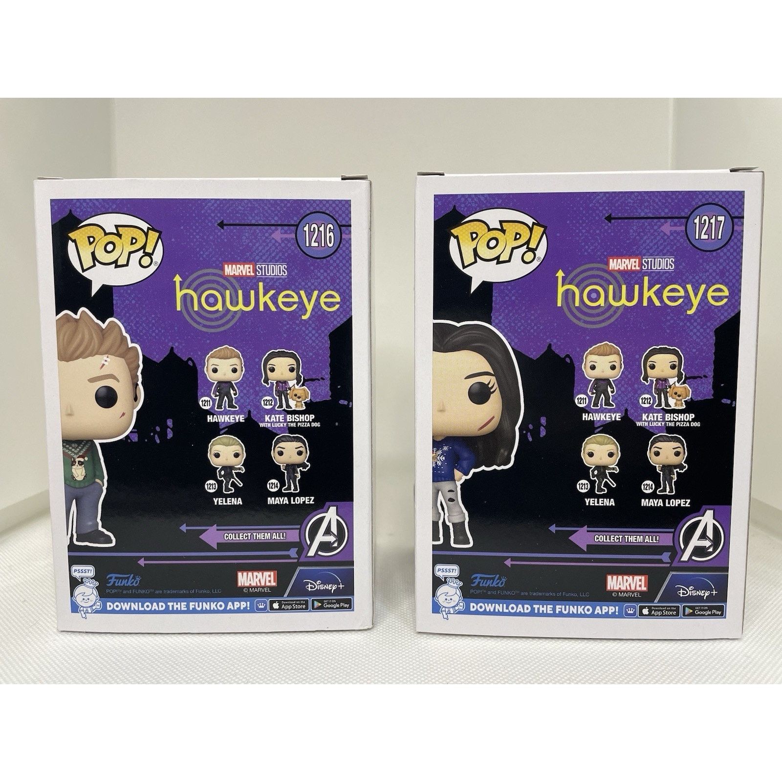 Marvel Comics Funko Pop Kate Bishop & Clint Barton Target Excl 1217 & 1216 Size ONE SIZE - 3 Thumbnail