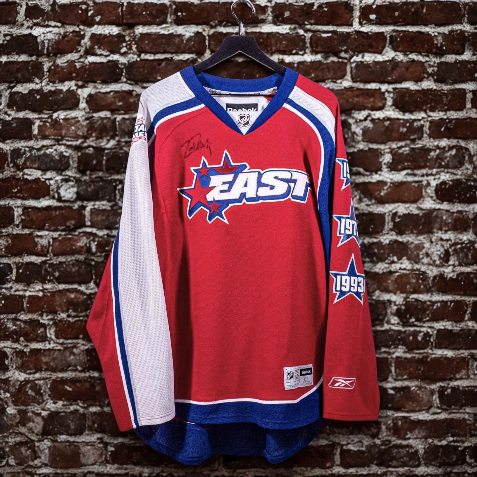 Reebok Zach Parise '09 NHL All Star Jersey Signed Auto Reebok XL Size US XL / EU 56 / 4 - 17 Thumbnail