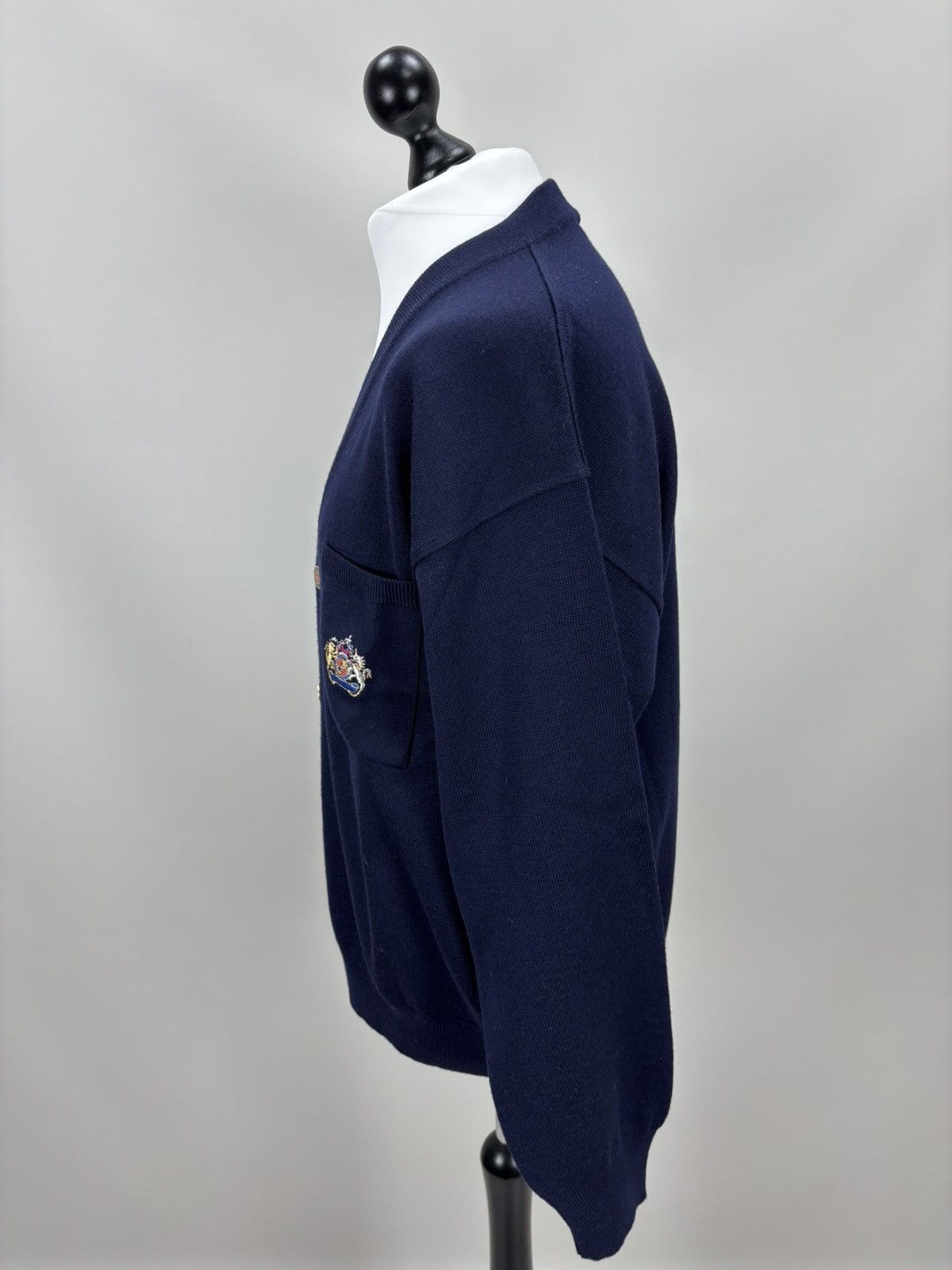 Dalmine Mens cardigan Dalmine Size L/52 Color Blue Size US L / EU 52-54 / 3 - 7 Thumbnail