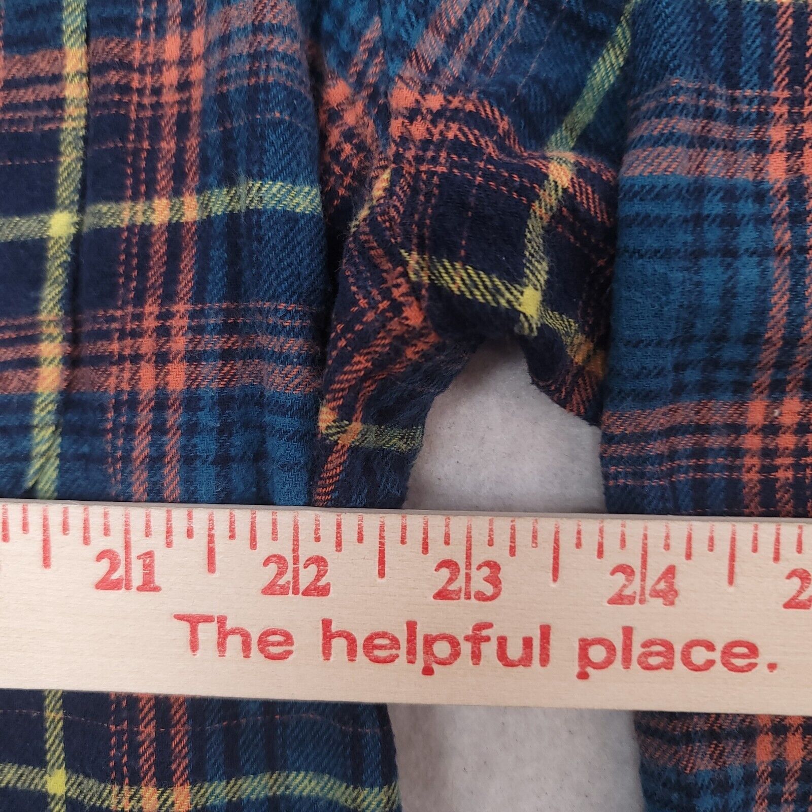 John Bartlett John Bartlett Tartan Flannel Shirt Mens Size XLT Blue Orange Size US XL / EU 56 / 4 - 8 Thumbnail