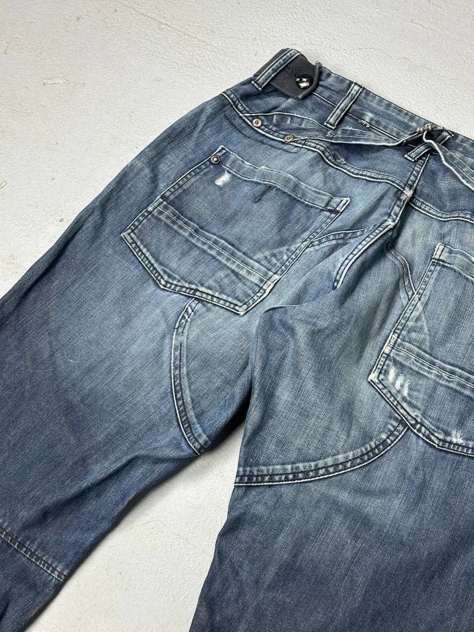 G-Star Vintage pants G Star Raw y2k denim flared baggy Cargo Size US 36 / EU 52 - 10 Thumbnail