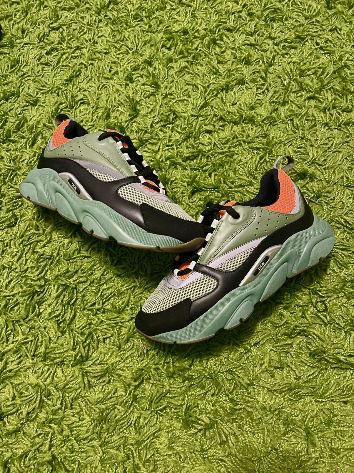 Dior Dior B22 ‘Orange/Green/Black’ Size US 10 / EU 43 - 2 Thumbnail
