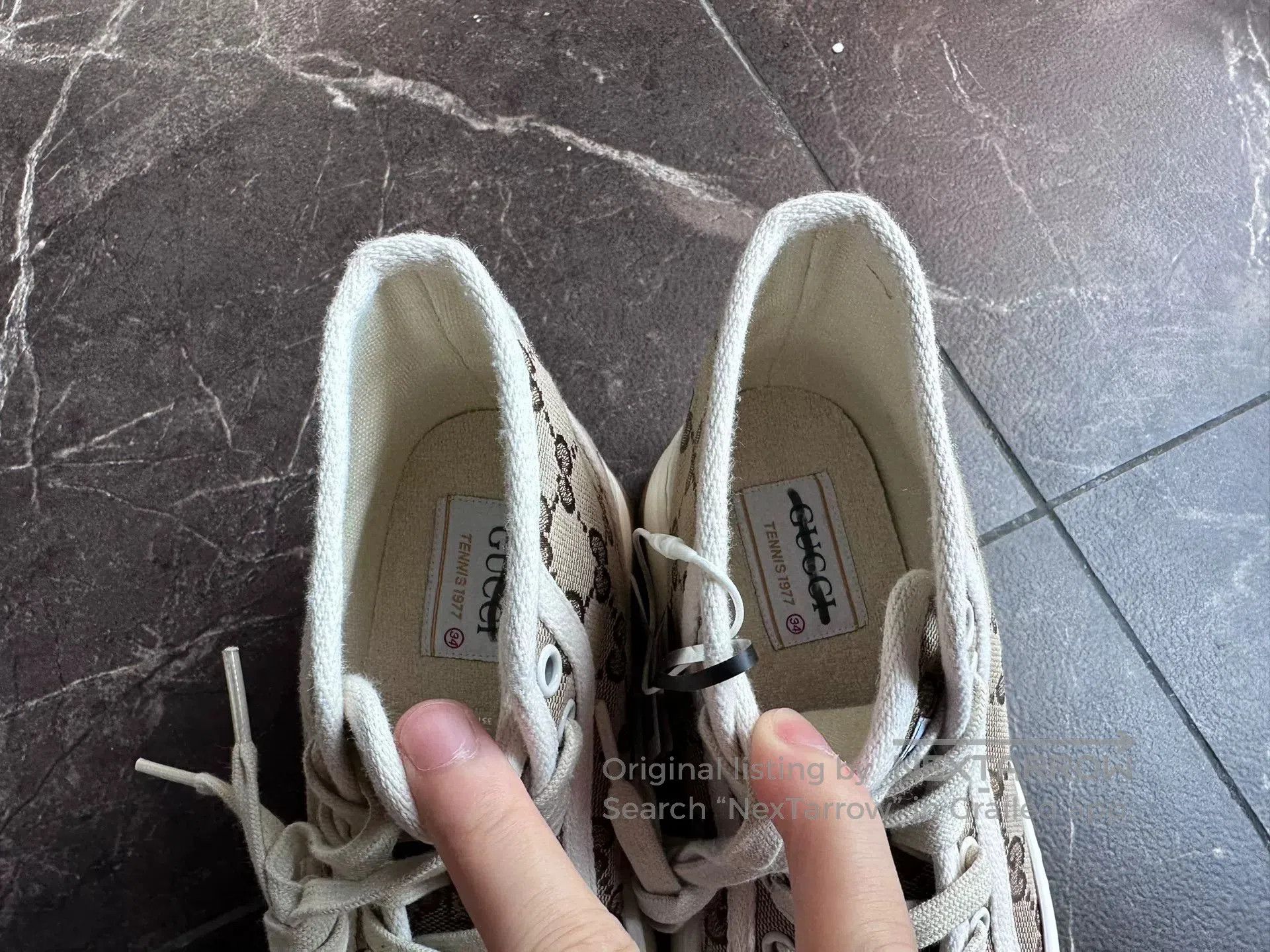 Gucci Gucci Logo High. Size US 4 / IT 34 - 3 Thumbnail