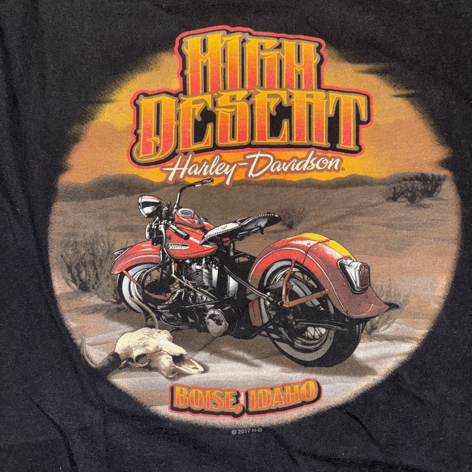 Harley Davidson × Vintage 2017 Harley Davidson T-Shirt Black Medium 19x26 Size US M / EU 48-50 / 2 - 5 Thumbnail