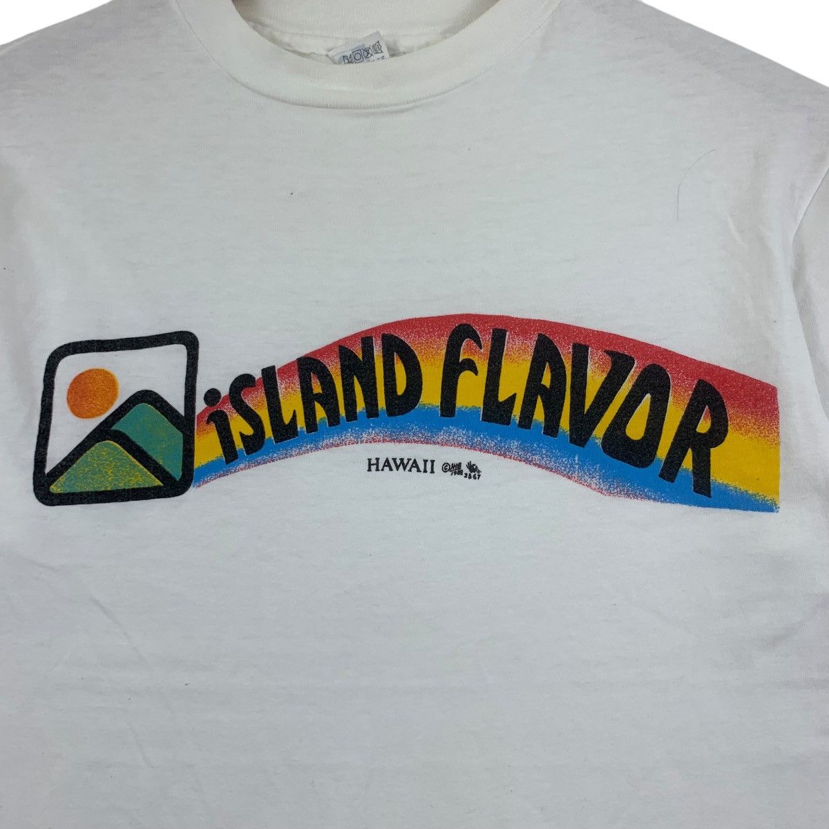 Hanes Vintage 1988 HAWAII ISLAND FLAVOR Illustration Beach Size US M / EU 48-50 / 2 - 3 Thumbnail