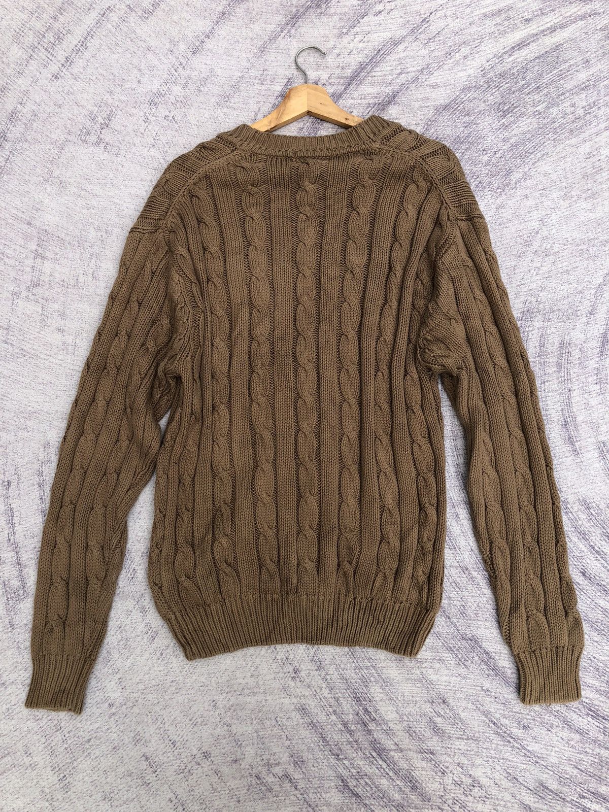 Homespun Knitwear 🔴Cardigan Polo Club Pureknit Memeri/Jumper Luxury Style Size L / US 10 / IT 46 - 9 Thumbnail