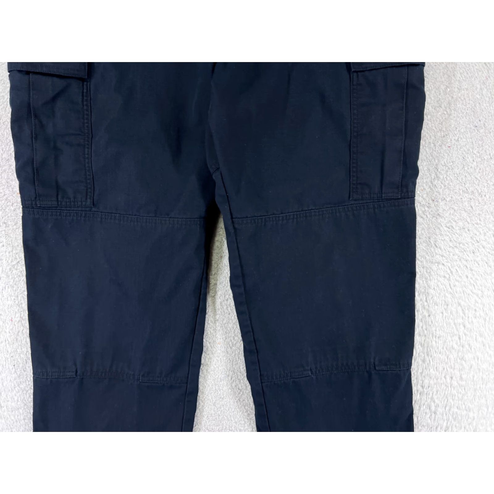 Vintage 5.11 Tactical Pants Men XL Blue Cargo RipStop Double Knee Gusset 74280 Cargo Pocket Relaxed Fit Cotton 31in Inseam Canvas Buckle Button Vintage No Size US 36 / EU 52 - 3 Thumbnail