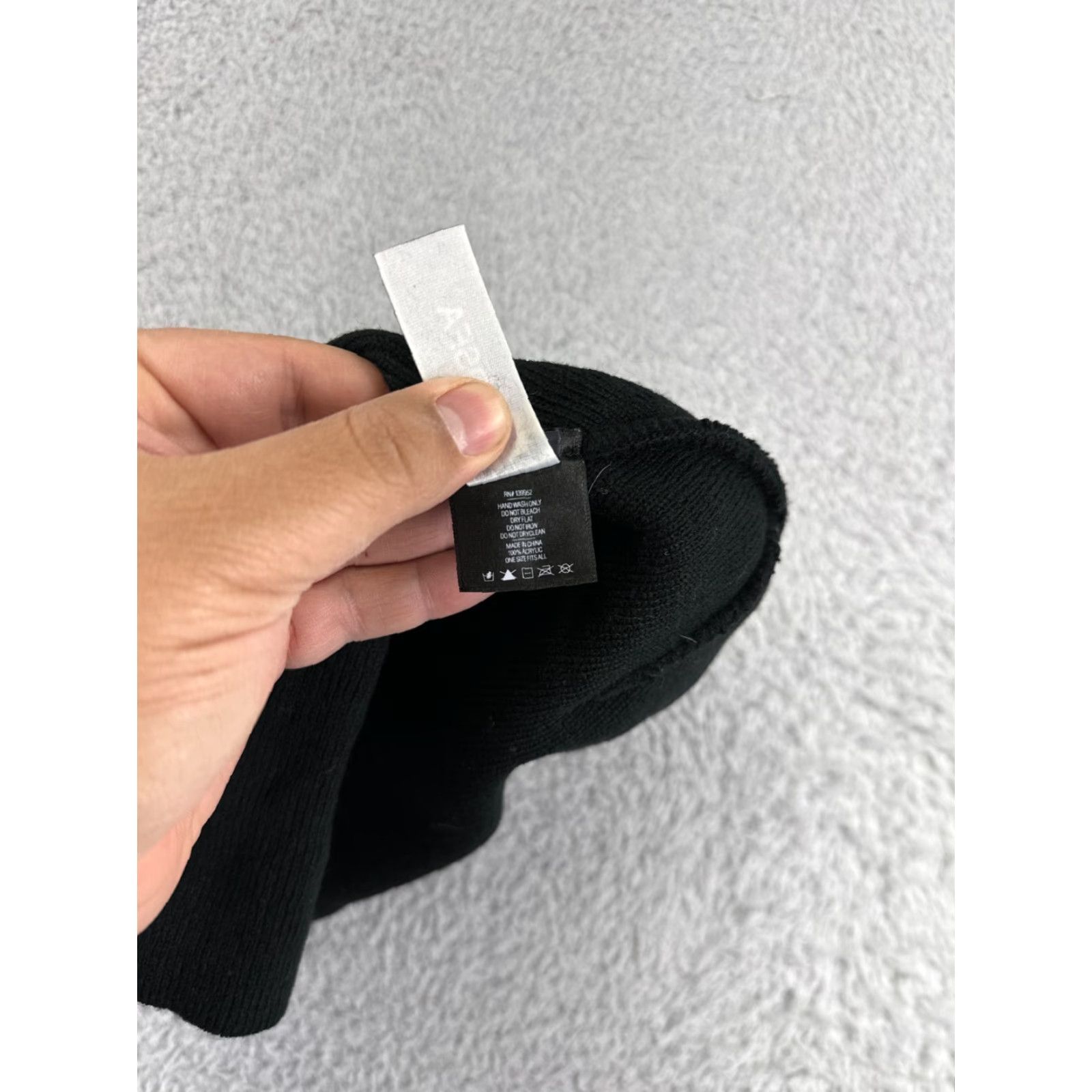 Vintage Trident Beanie Adult One Size Black Knit Acrylic Ski Snowboard OSFA Size ONE SIZE - 5 Thumbnail