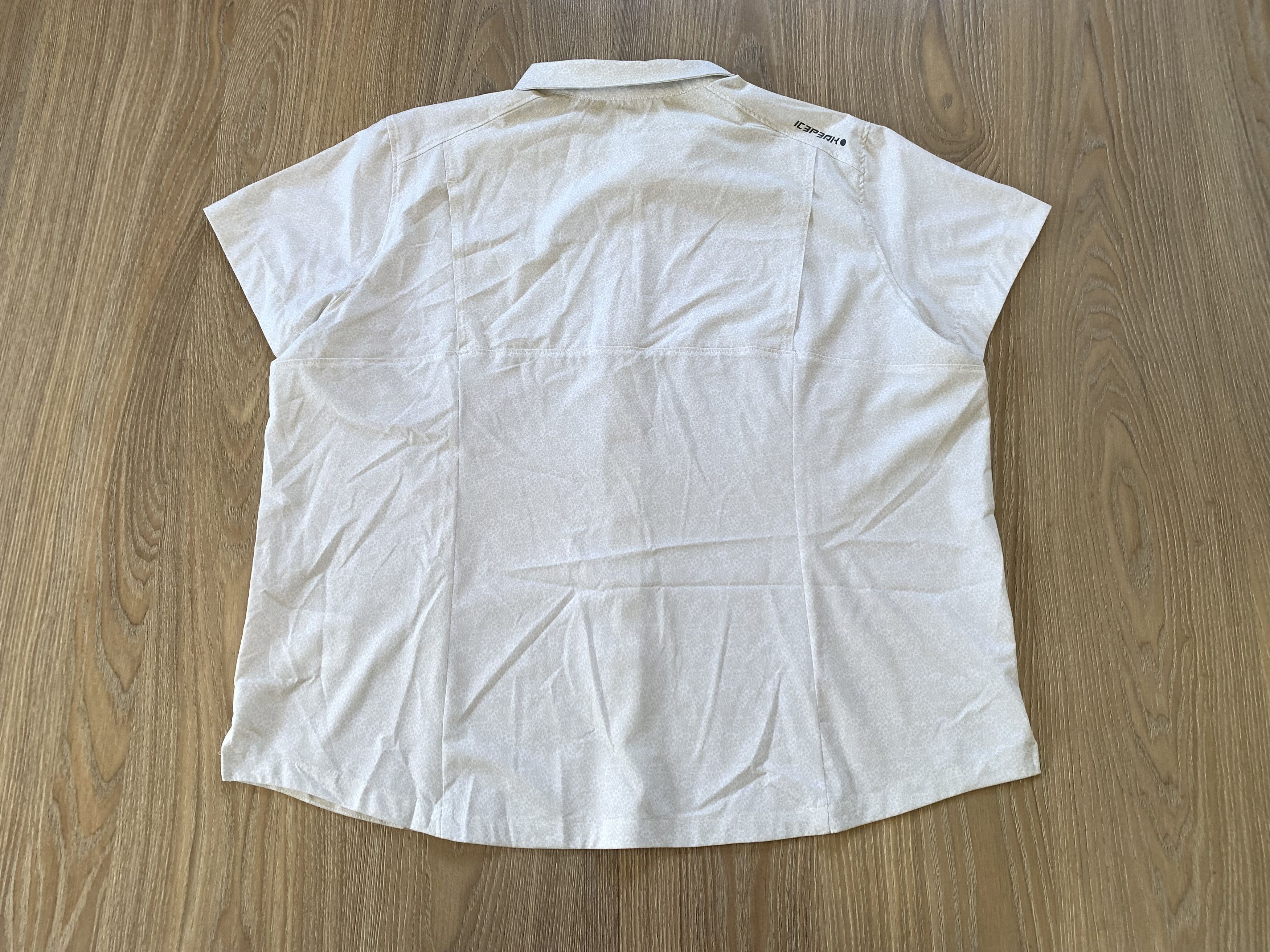 Other Icepeak Womens Beige Pocket Treking Short Sleeve Shirt Size XL / US 12-14 / IT 48-50 - 3 Thumbnail