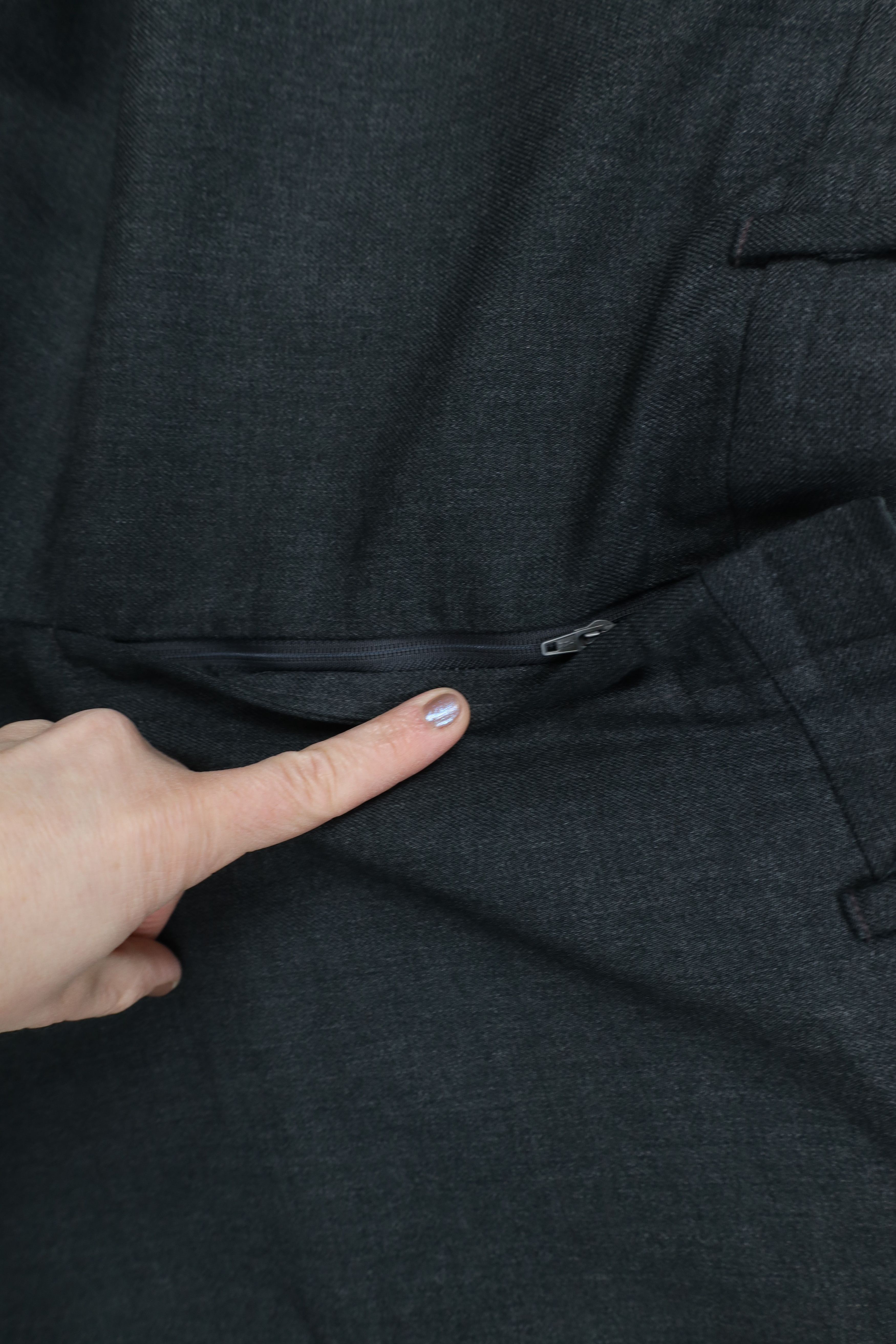 Vintage Vintage 70s Streetwear Gabardine Knit Wide Leg Chino Pants Size US 36 / EU 52 - 5 Thumbnail