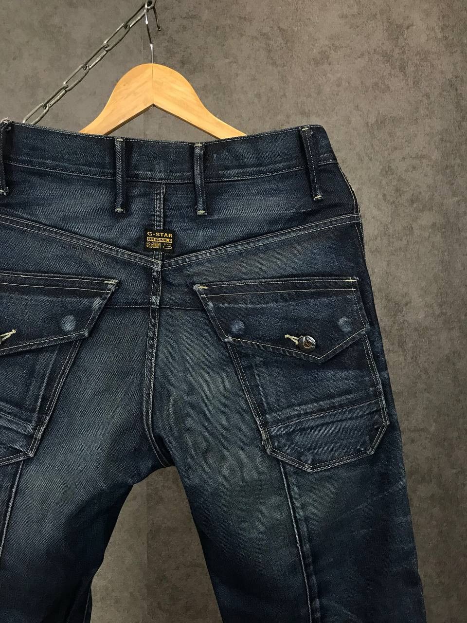 G-Star G Star Raw vintage Y2K biker jeans Size US 31 - 7 Thumbnail