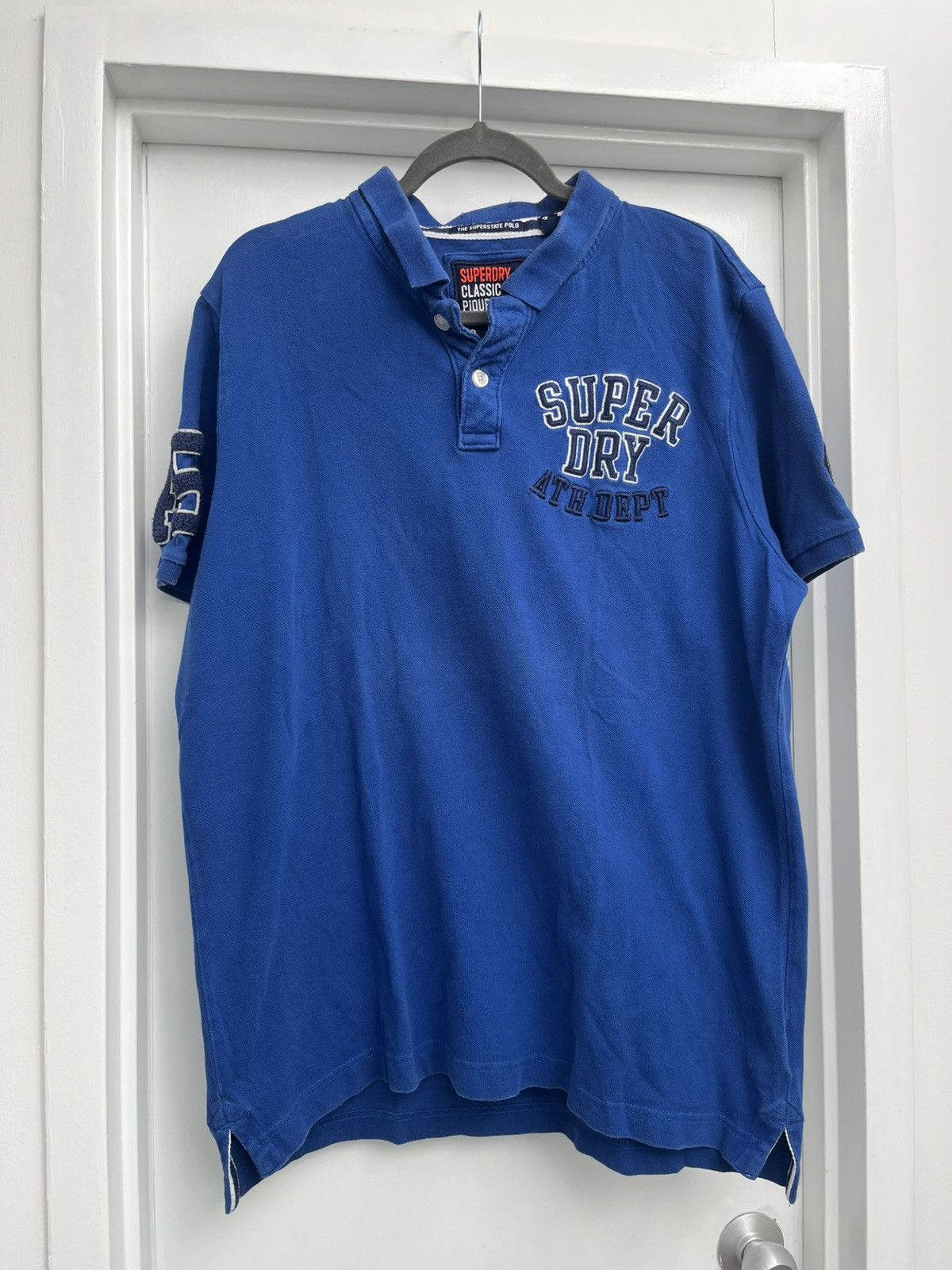 Superdry Superdry Superstate Polo 3XL Blue Size US XXL / EU 58 / 5 - 1 Thumbnail