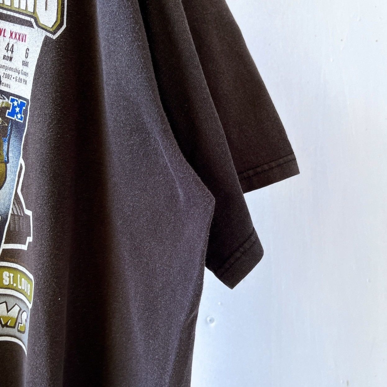 Majestic × Vintage 00s New England Patriots Vs St. Louis Rams NFL t-shirt/ XL Size US XL / EU 56 / 4 - 6 Thumbnail
