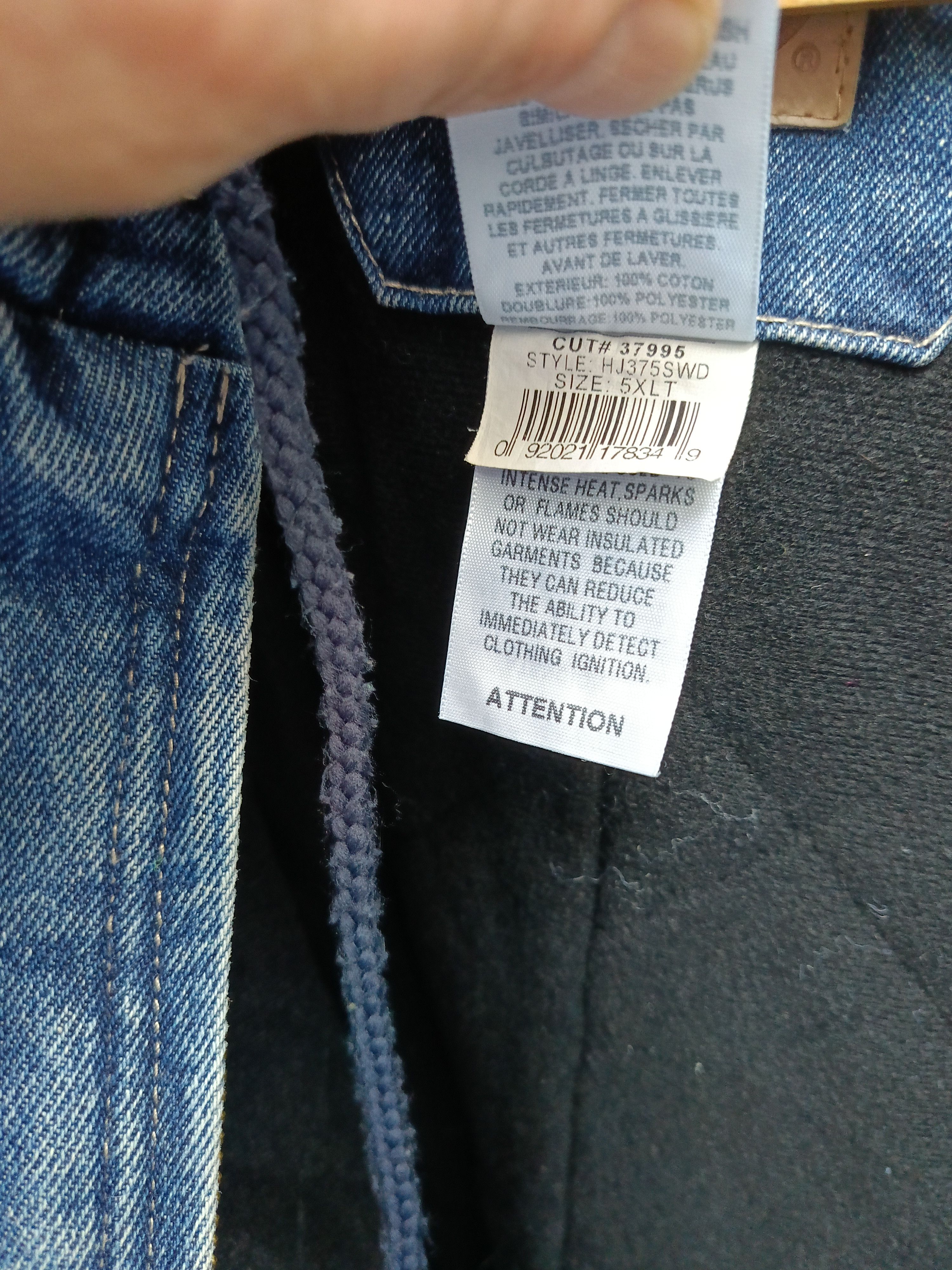 Vintage Berne Hoodie Denim Jacket Size 5 XL Size US XXL / EU 58 / 5 - 8 Thumbnail