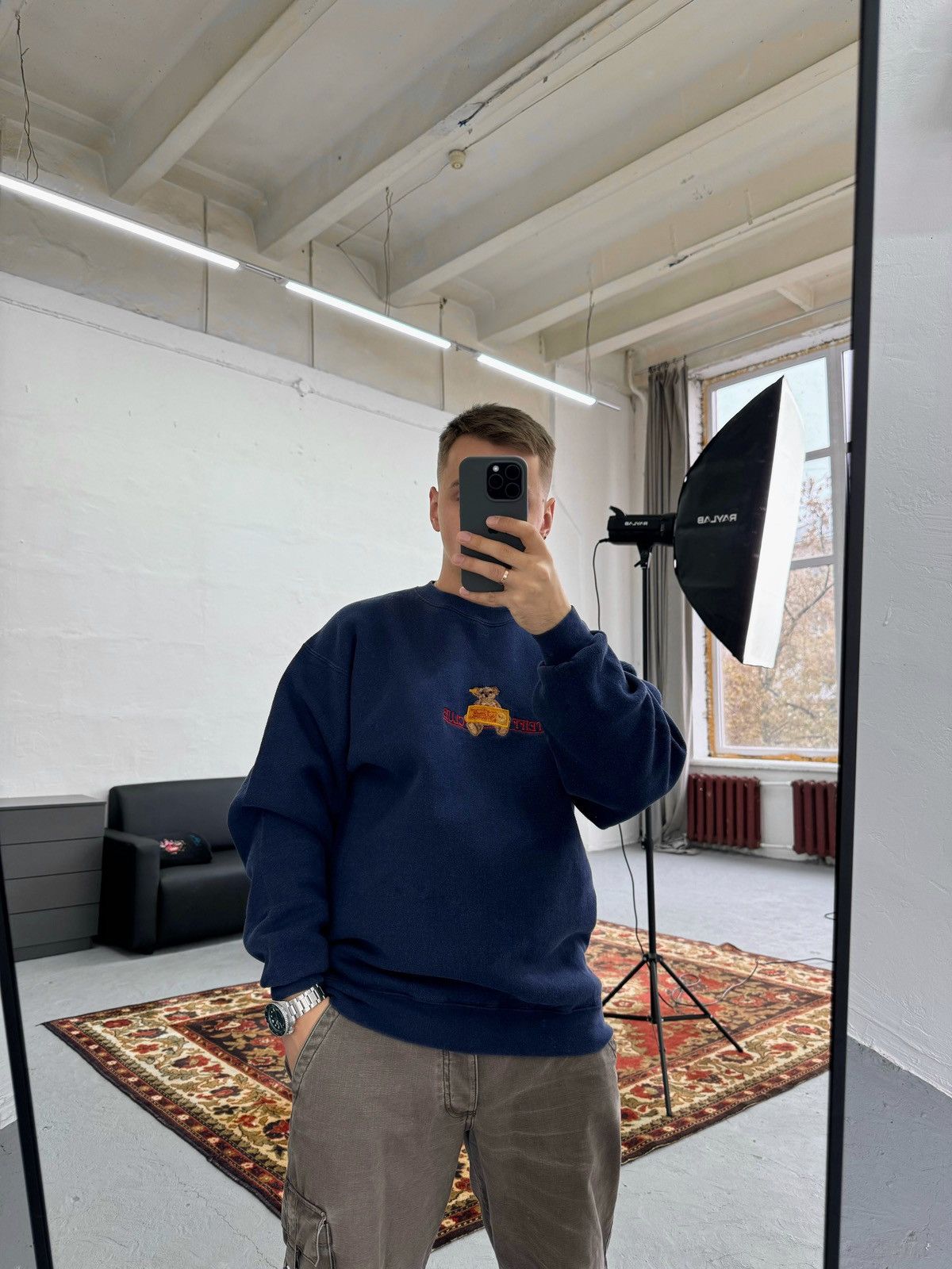 Lee × Vintage 1990's Lee Steiff Sweatshirt Size US M / EU 48-50 / 2 - 3 Thumbnail
