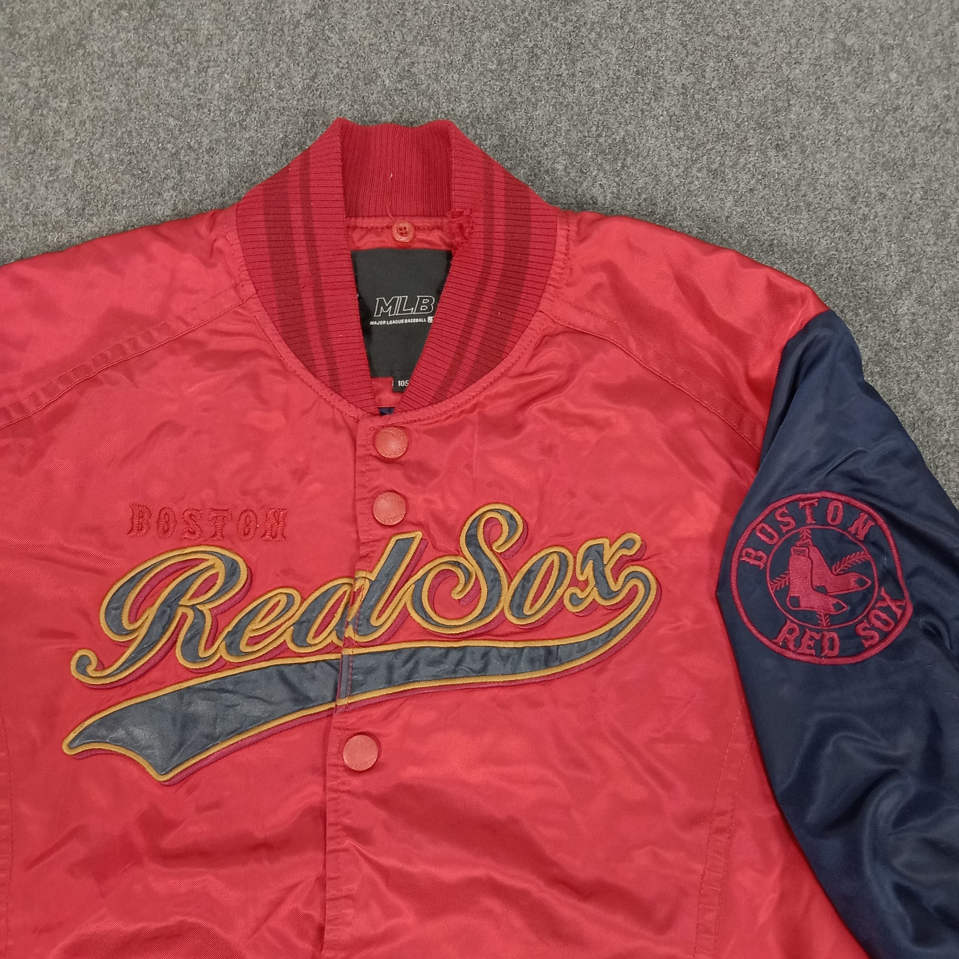 MLB × Vintage Boston Red Sox MLB American Baseball Team Jacket Size US L / EU 52-54 / 3 - 2 Thumbnail
