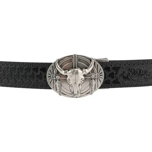Designer Vintage Vintage Belt Riveted Belts Menswear Accessories Size ONE SIZE - 4 Thumbnail