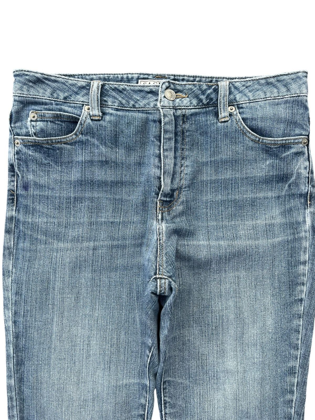 Japanese Brand Vintage Japanese Brand Mid Rise Blue Washed Sick Flare Jeans Size US 30 / EU 46 - 3 Thumbnail