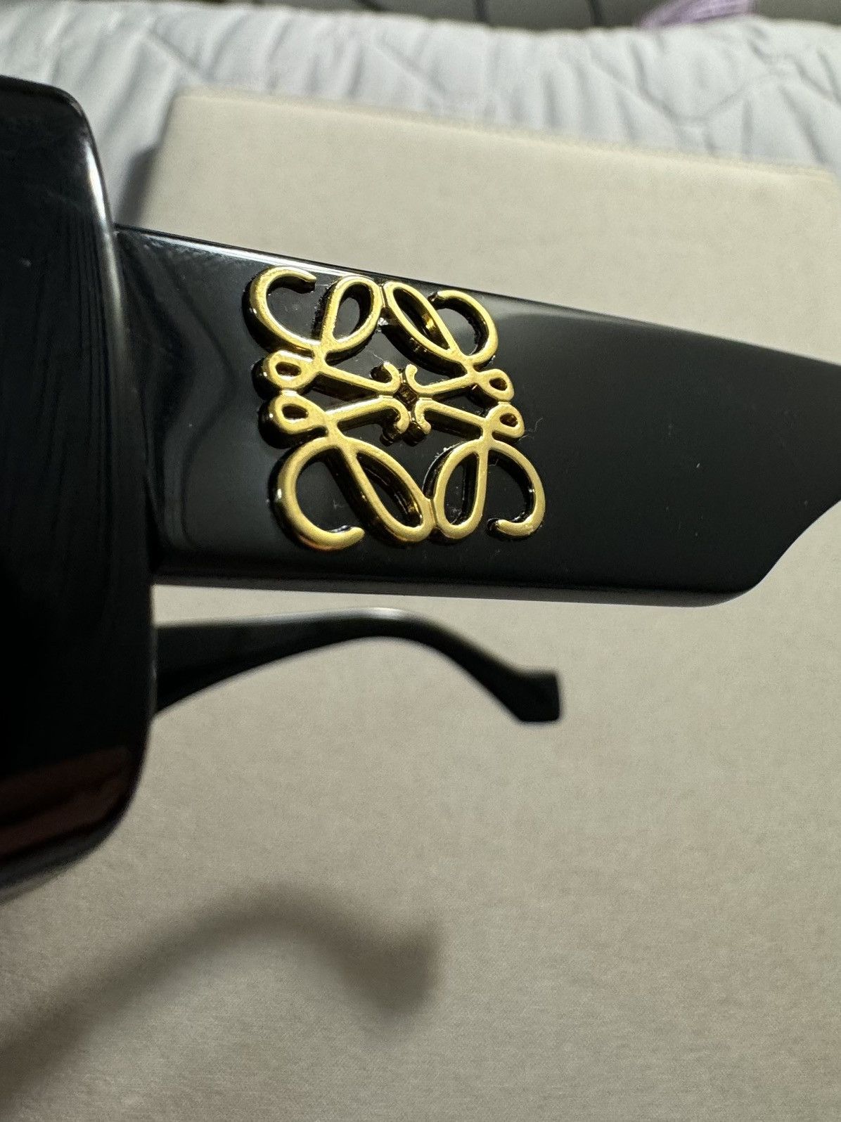 Loewe Loewe Anagram 46MM Rectangular Sunglasses Size ONE SIZE - 2 Thumbnail