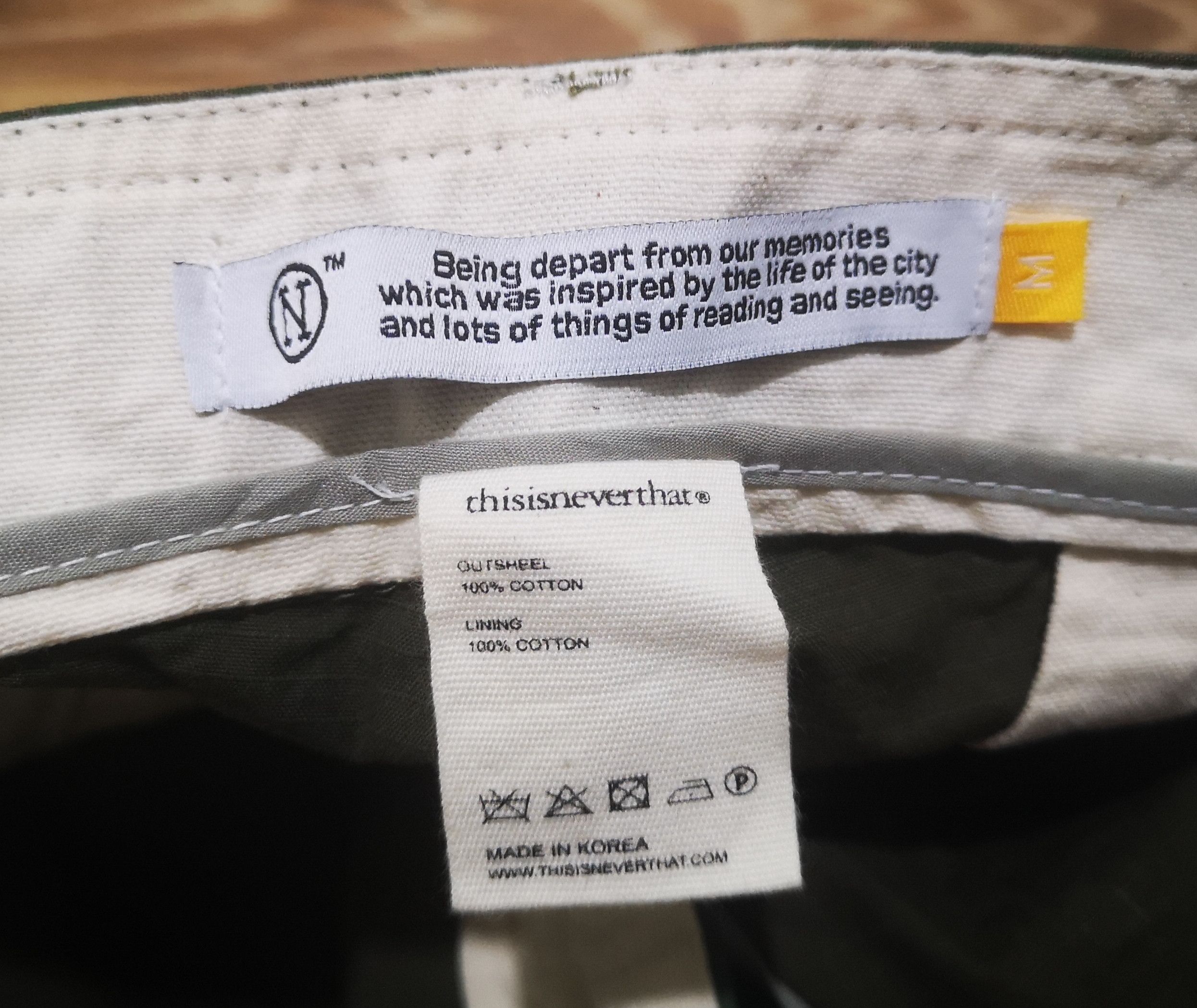 Vintage × thisisneverthat Vtg Thisisneverthat A Nook in the Garden SS2013 Short Pants Size US 34 / EU 50 - 6 Thumbnail