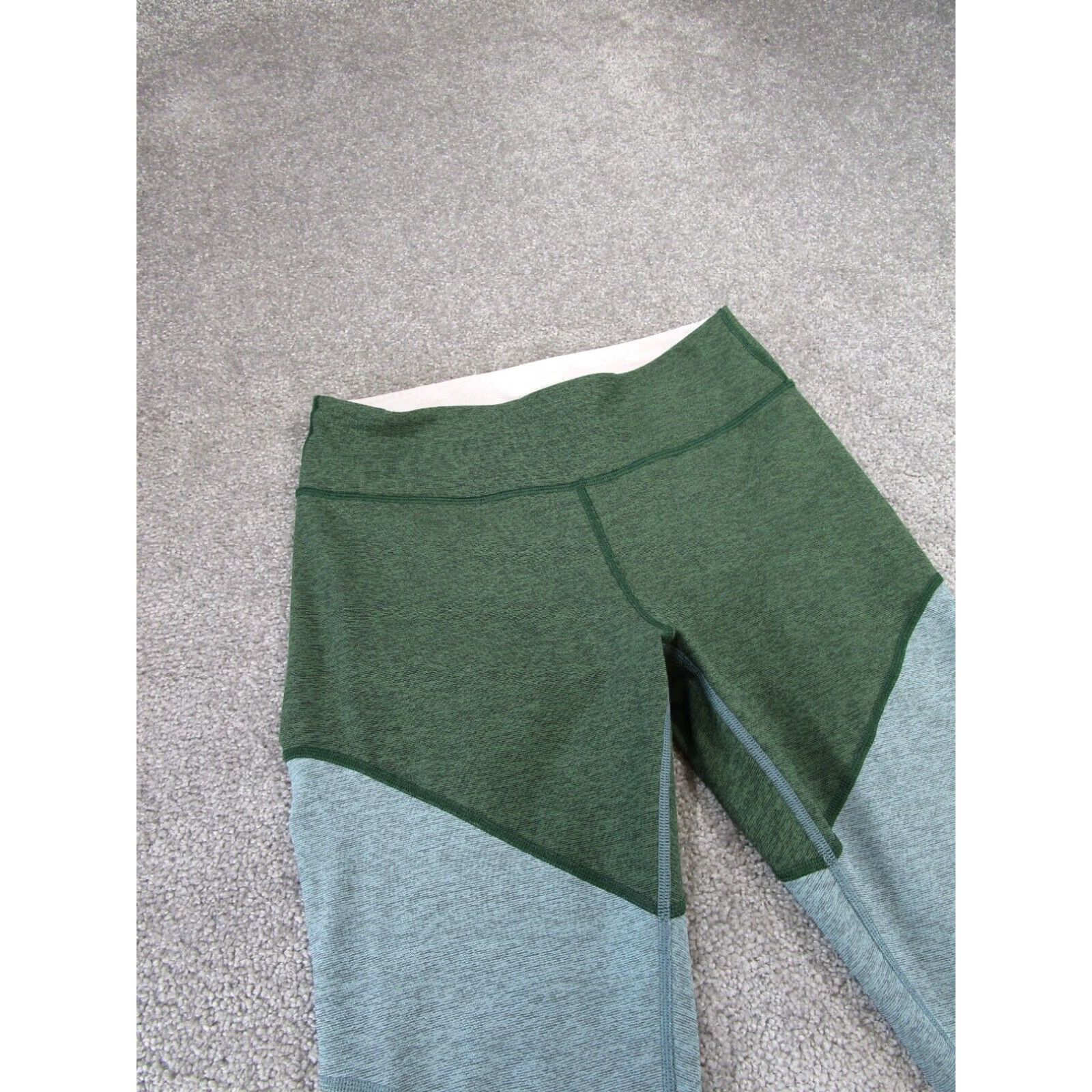 Outdoor Voices Outdoor Voices Womens Medium Green Pink Compression Leggings Size 32" / US 10 / IT 46 - 3 Thumbnail