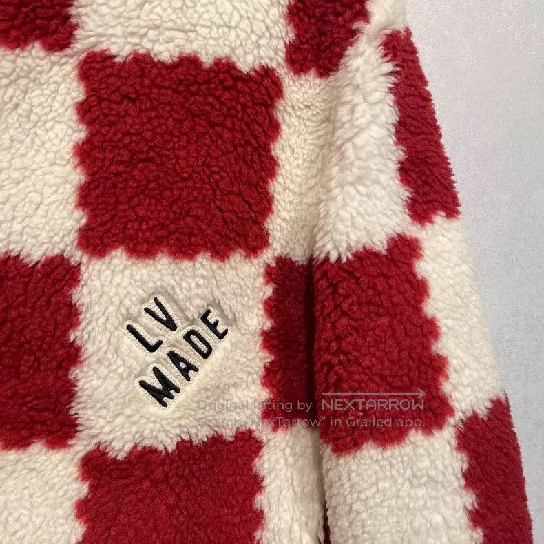 Louis Vuitton Louis Vuitton Red checkerboard teddy jacket Size US S / EU 44-46 / 1 - 4 Thumbnail