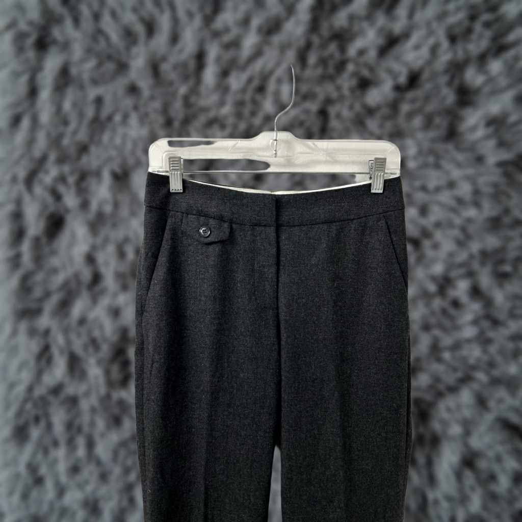 H&M VINTAGE Dress Pants Womens Size 4 Gray Wool Blend Wide Leg Trousers NWT H&M Size 27" / US 4 / IT 40 - 1 Thumbnail
