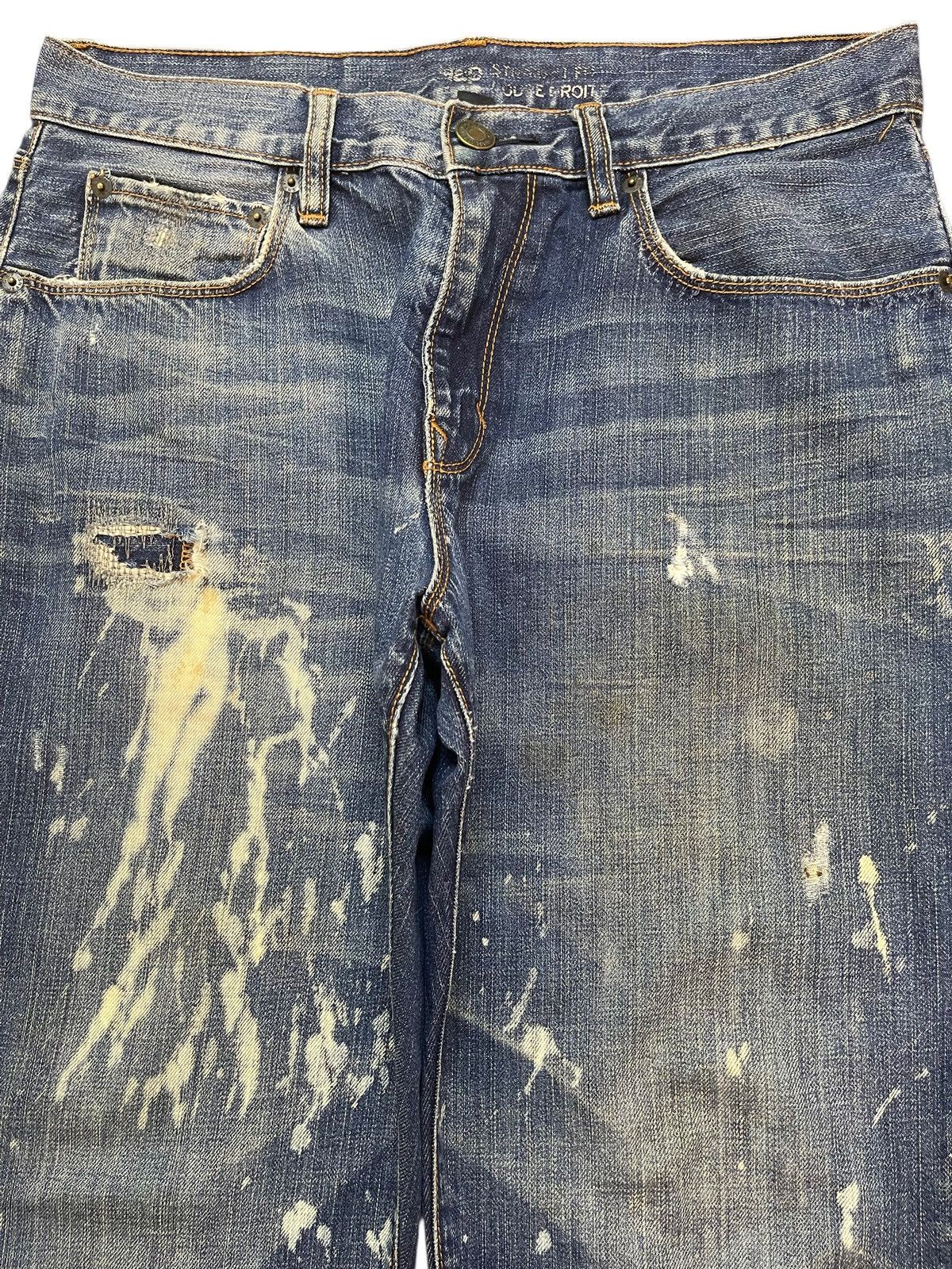 Gap Vintage Gap Mud Wash Paint Splatter Style Distress Loose Fit Size US 32 / EU 48 - 3 Thumbnail