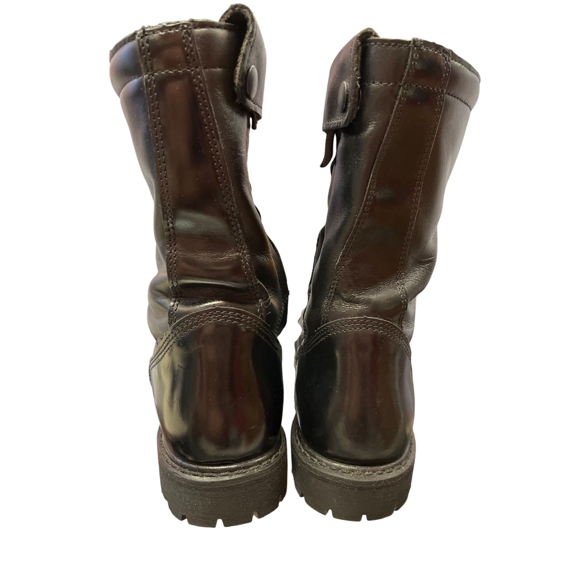 Other Rocky 2090 mens black leather mid calf moto riding para boo Size US 10 / EU 43 - 20 Thumbnail