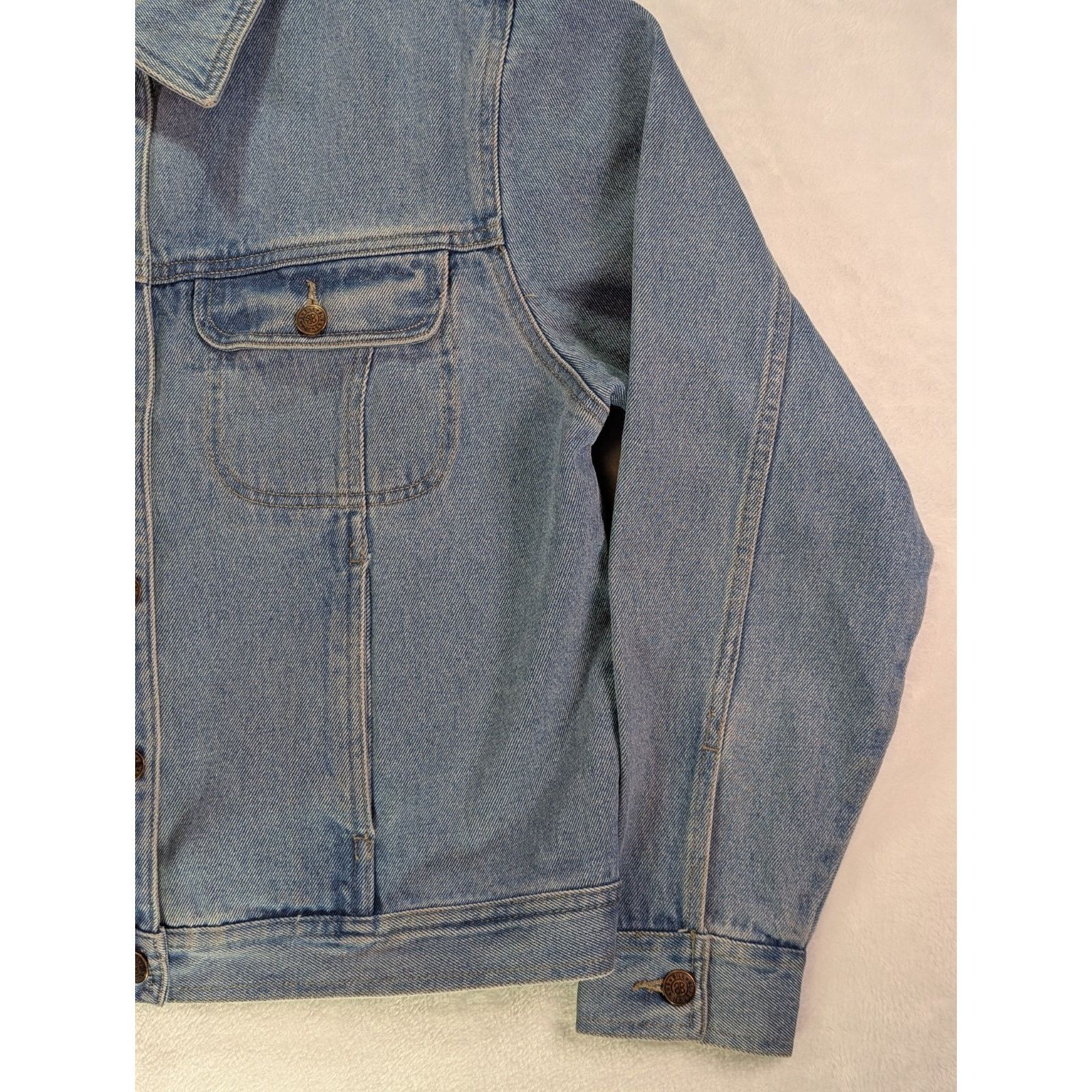 Bill Blass Vintage Bill Blass Denim Jacket L Blue 100% Cotton Jean Size L / US 10 / IT 46 - 5 Thumbnail