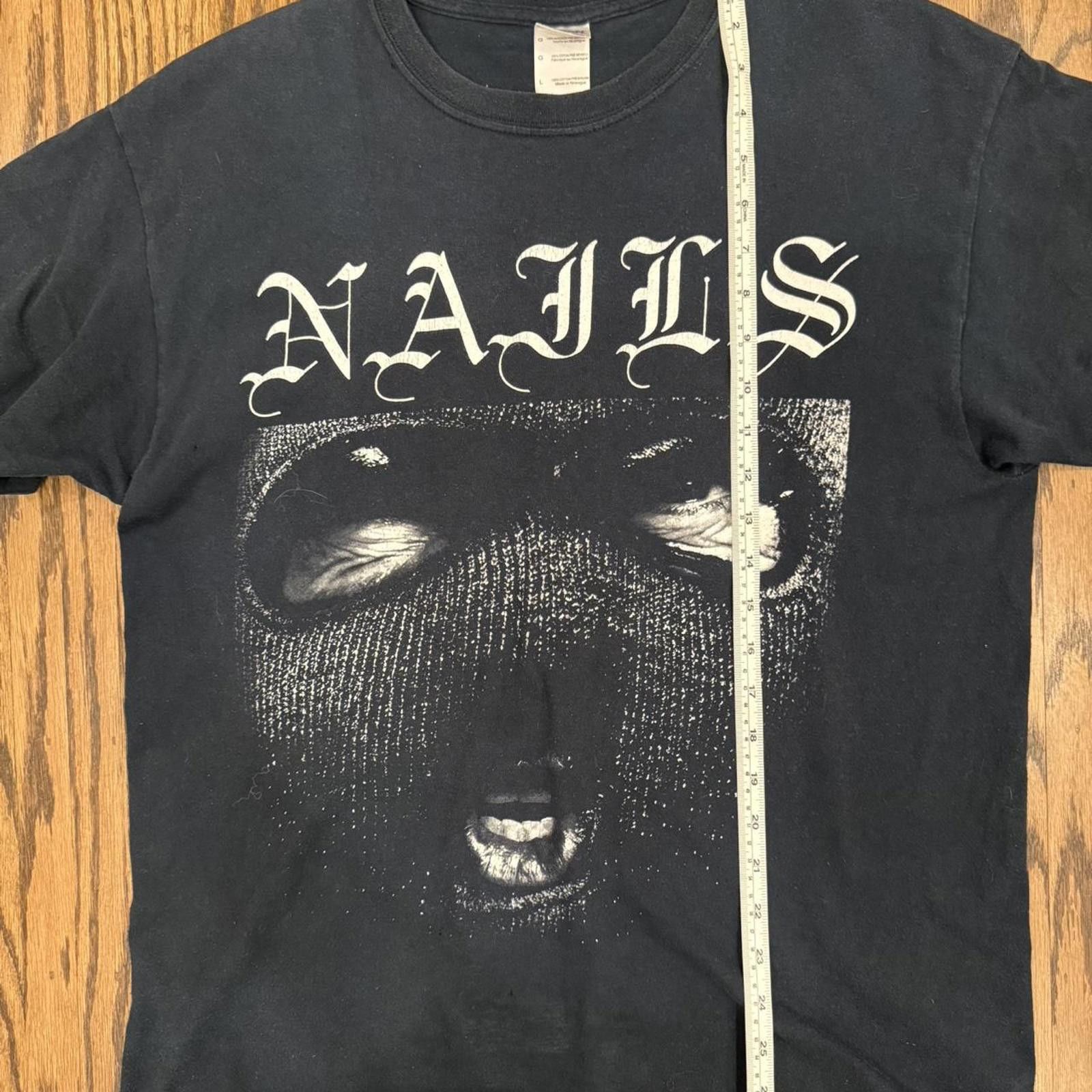 Gildan NAILS - I Will Make You Suffer Shirt - L RARE!! Size US L / EU 52-54 / 3 - 4 Thumbnail