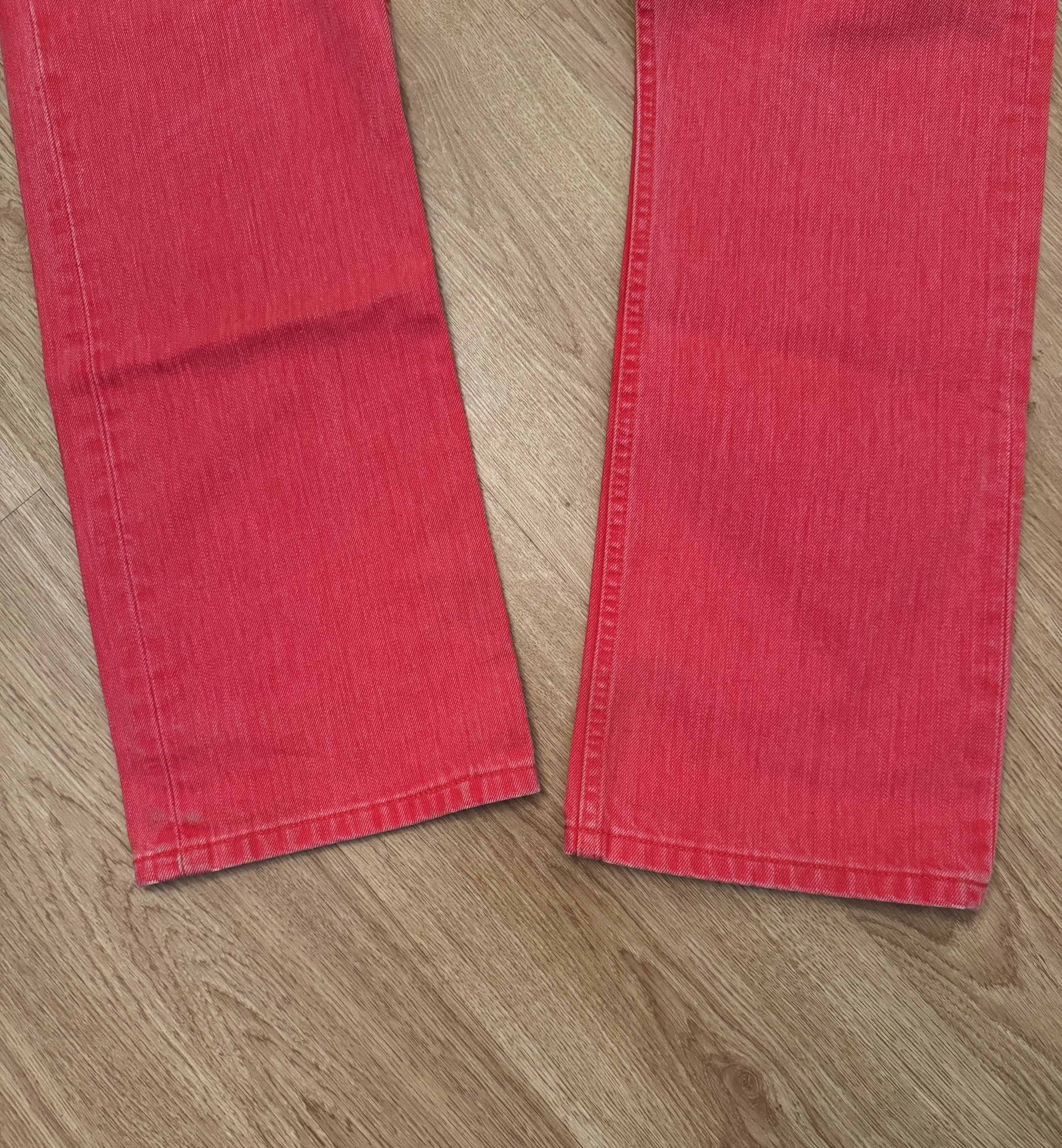 Levi's Vintage 506 Levis Standart Red Denim Jeans Size US 36 / EU 52 - 7 Thumbnail