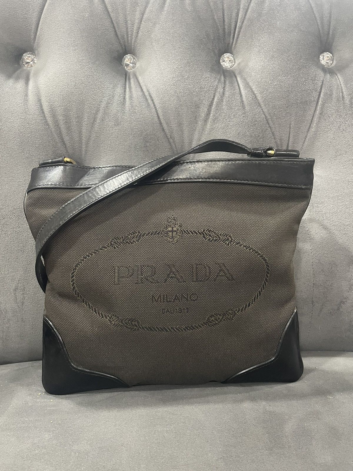 Prada Authentic PRADA Nylon Shoulder Bag Size ONE SIZE - 1 Thumbnail