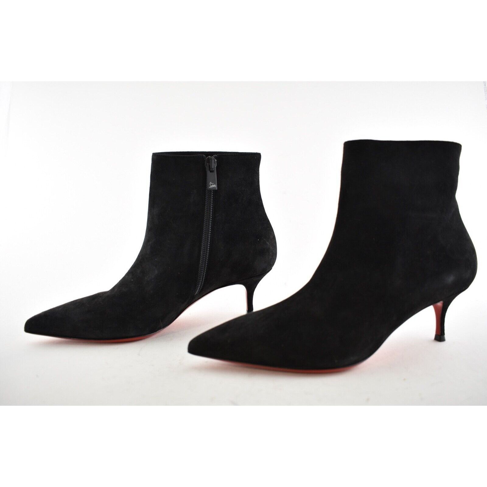 Christian Louboutin Christian Louboutin So Kate Booty 55 Black Suede Ankle Size US 5 / IT 35 - 10 Thumbnail