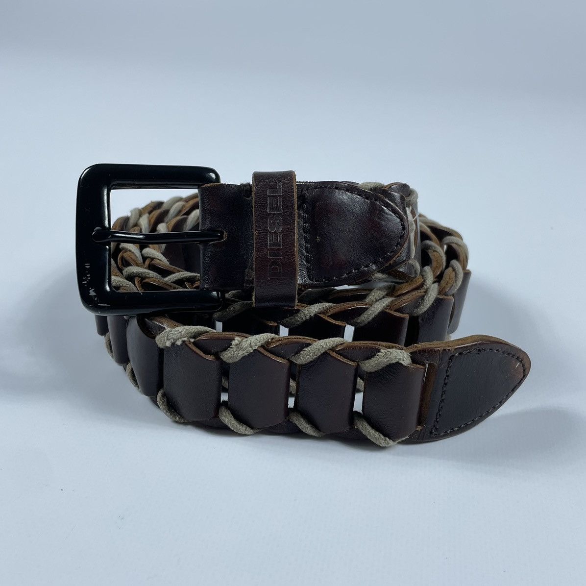 Diesel Diesel Vintage Leather Belt Size ONE SIZE - 1 Thumbnail