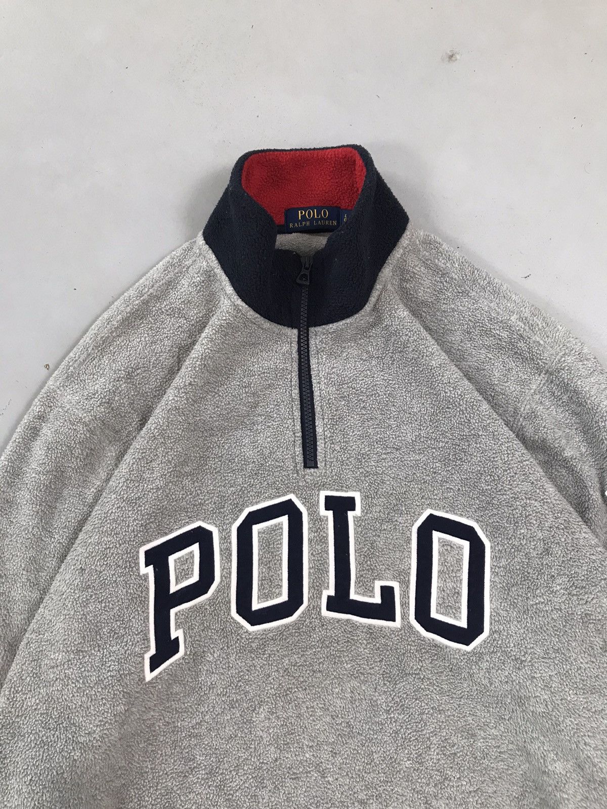Vintage Vintage polo Ralph Lauren spell out sweater Size US M / EU 48-50 / 2 - 2 Thumbnail