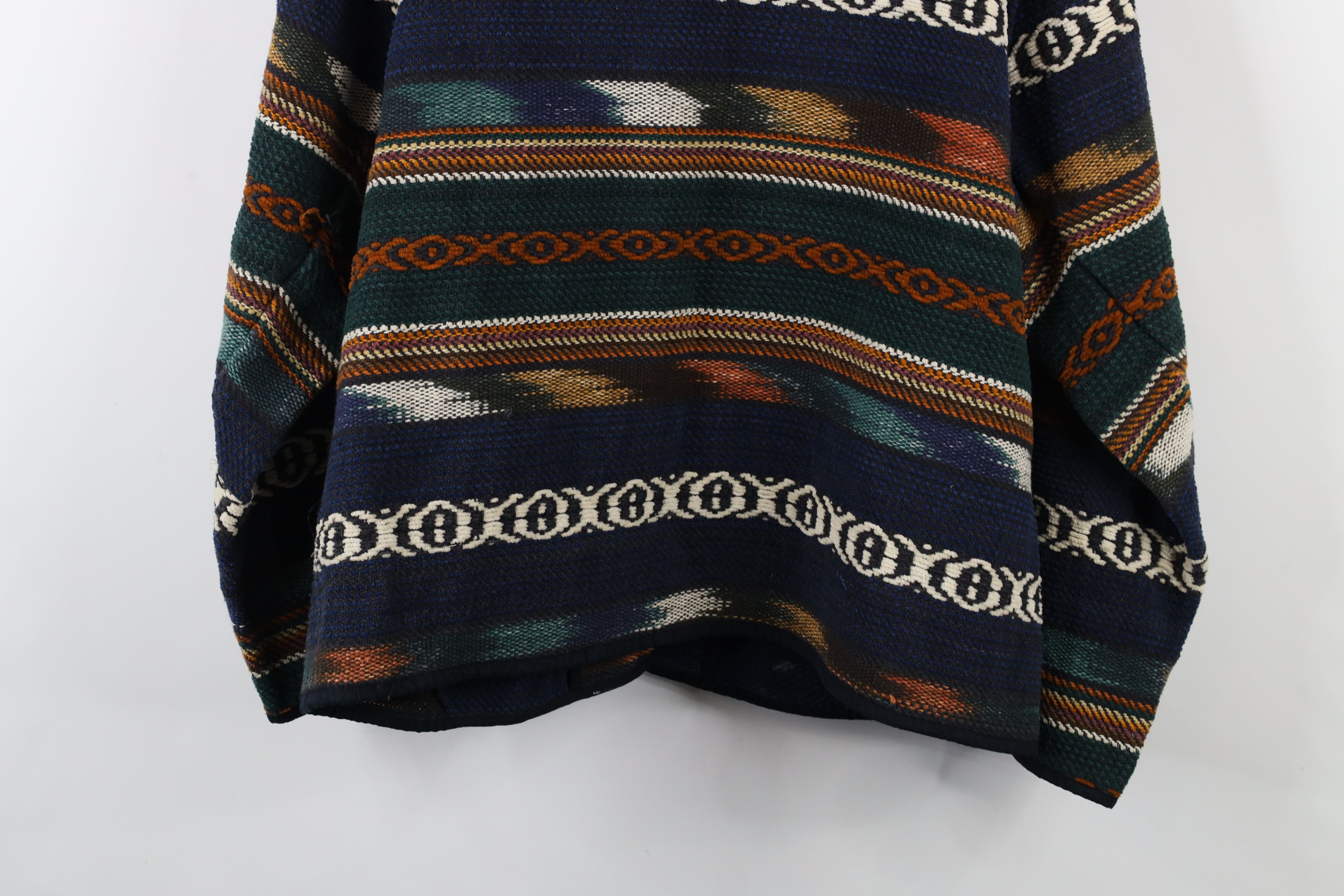 Vintage Vintage 90s Streetwear Rainbow Southwestern Tapestry Jacket Size L / US 10 / IT 46 - 14 Thumbnail
