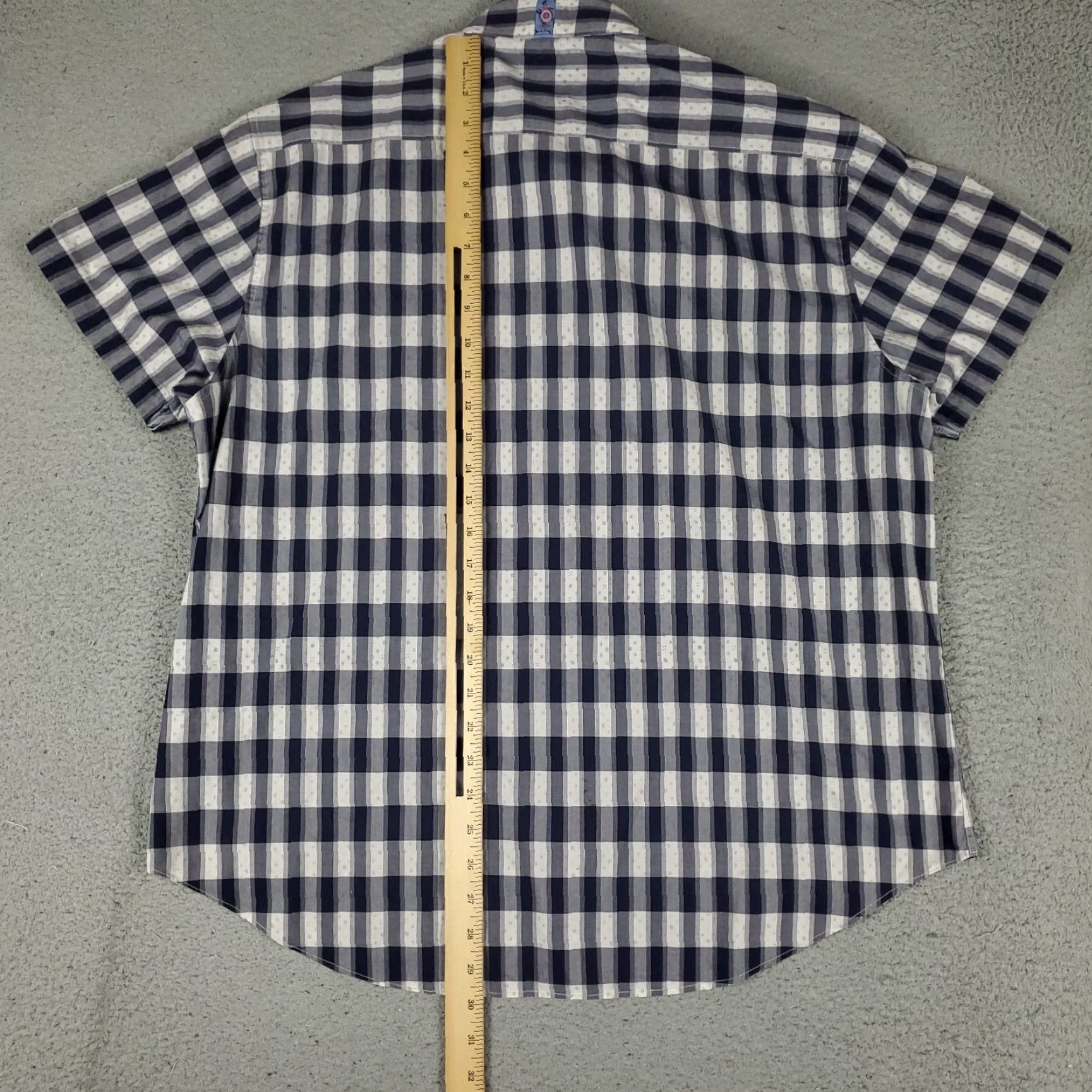 Robert Graham VINTAGE Robert Graham Shirt Mens 2XL Short Sleeve Cotton Plaid Casual Summer Women's Size US XXL / EU 58 / 5 - 3 Thumbnail