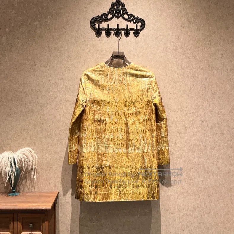 Valentino Valentino A gold embroidered V-line dress Size XS / US 0-2 / IT 36-38 - 2 Thumbnail