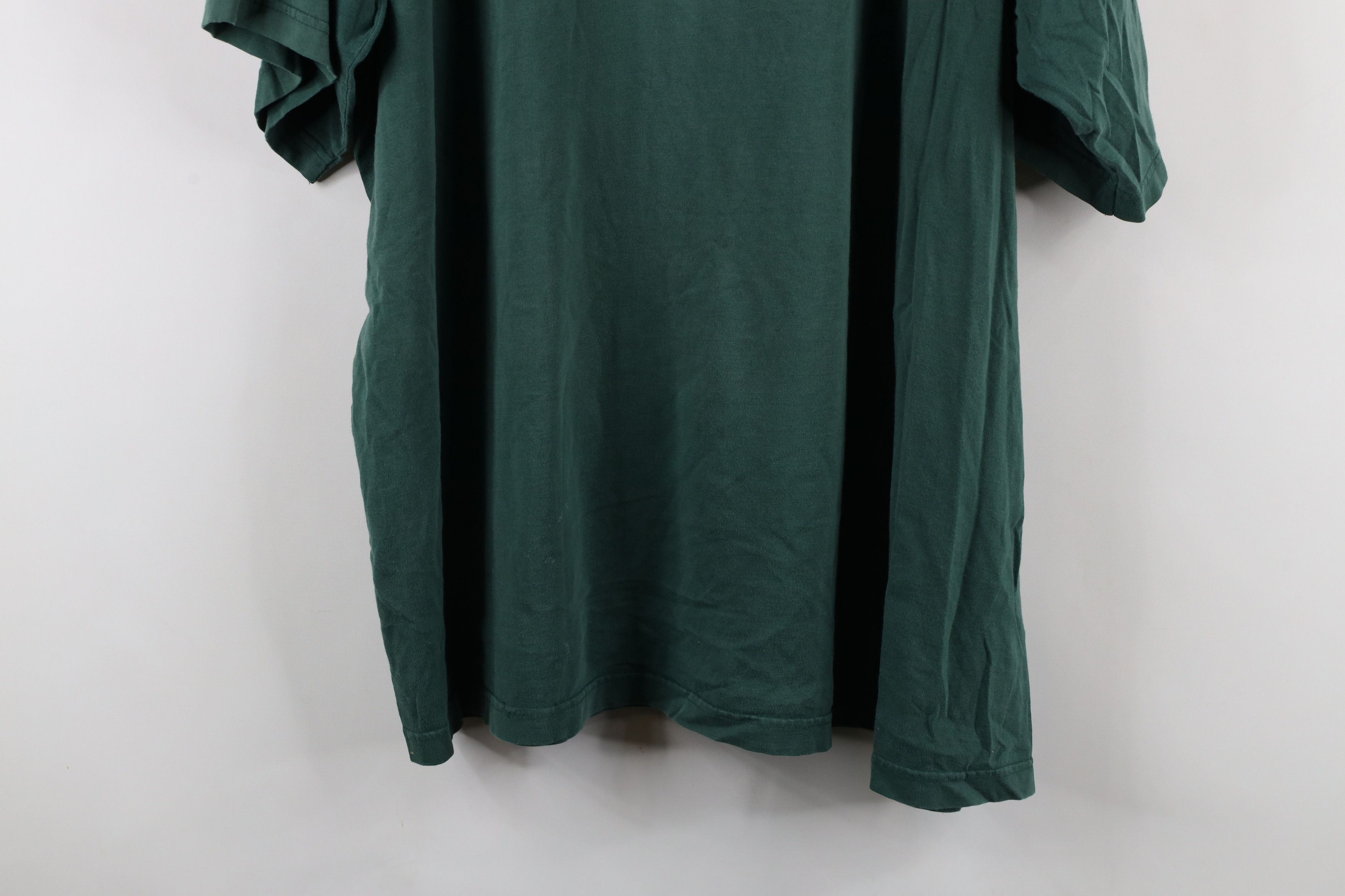 Vintage Vintage 90s Streetwear Spell Out Switzerland T-Shirt Green Size US XXL / EU 58 / 5 - 14 Thumbnail