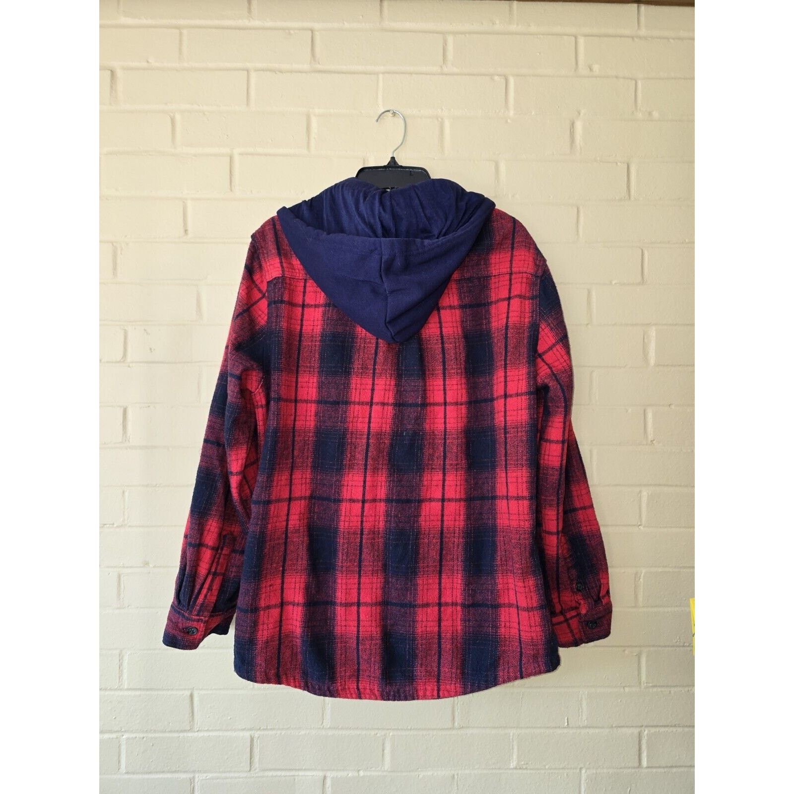 Brooklyn Cloth Brooklyn Cloth Mfg Zip Up Flannel Hooded Jacket Mens Size L Size US L / EU 52-54 / 3 - 4 Thumbnail