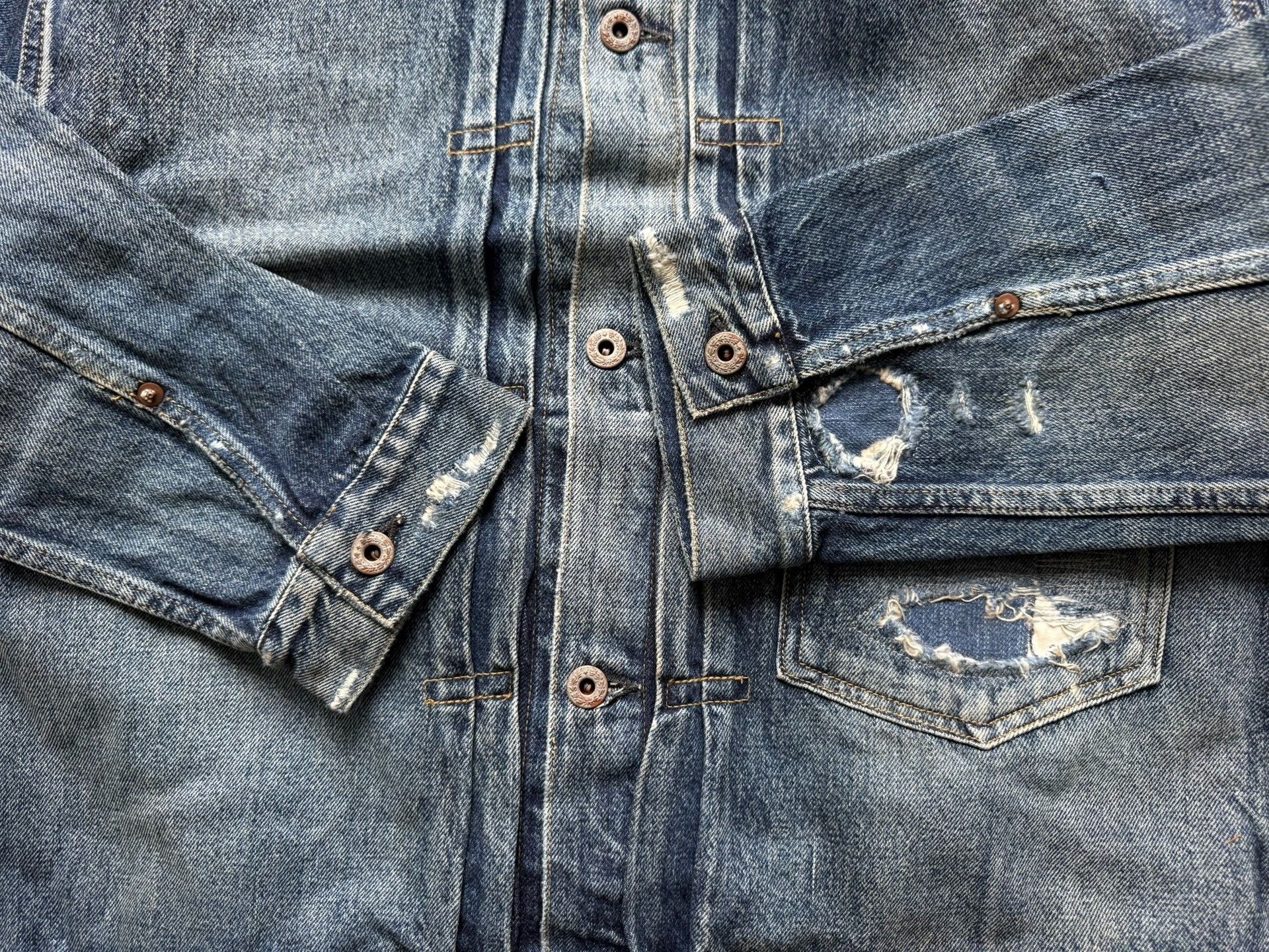 Madness MADNESS 24AW AGING TYPE-I DENIM JACKET Size US L / EU 52-54 / 3 - 7 Thumbnail