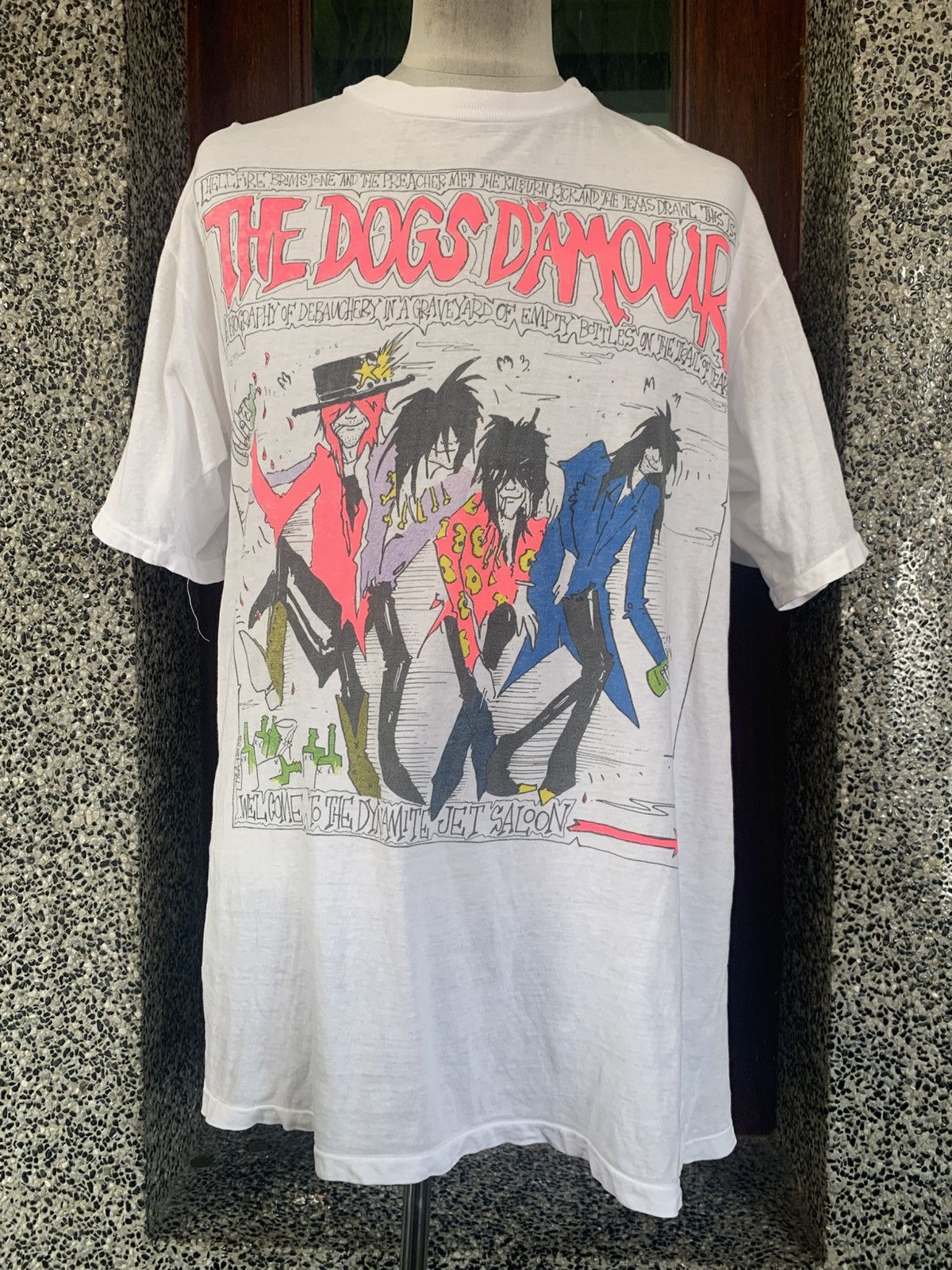 Band Tees × Vintage Vintage 90s The Dogs D”Amour English Rock Band T shirt Size US L / EU 52-54 / 3 - 1 Thumbnail