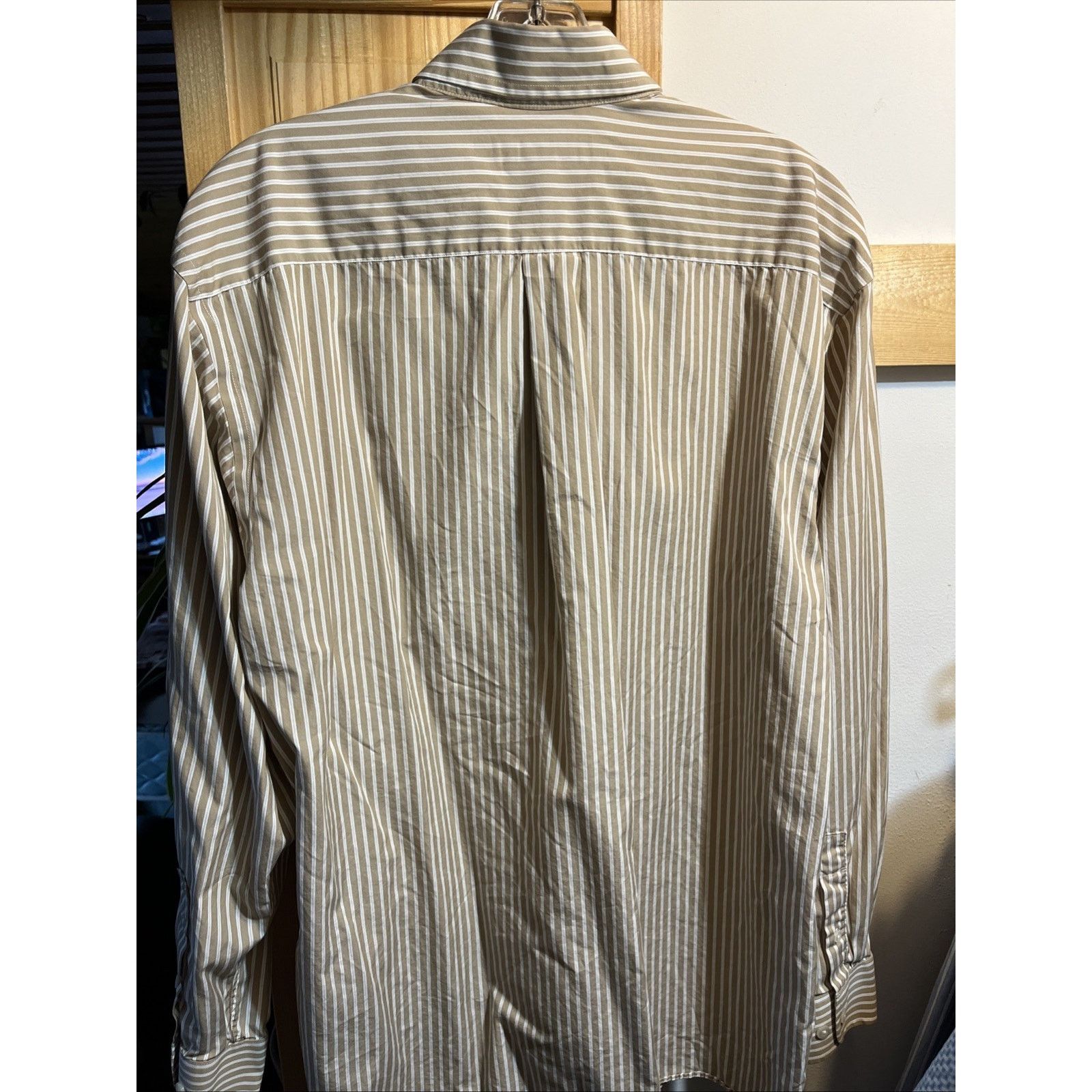 Daniel Cremieux Daniel Cremieux Men’s M Brown Striped Button Cotton Shirt Size US M / EU 48-50 / 2 - 8 Thumbnail