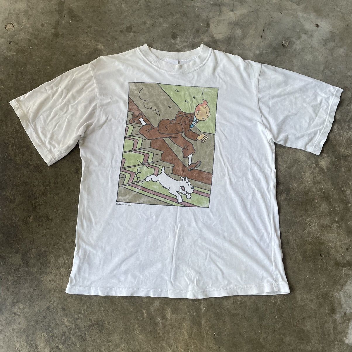 Vintage tintin t-shirt