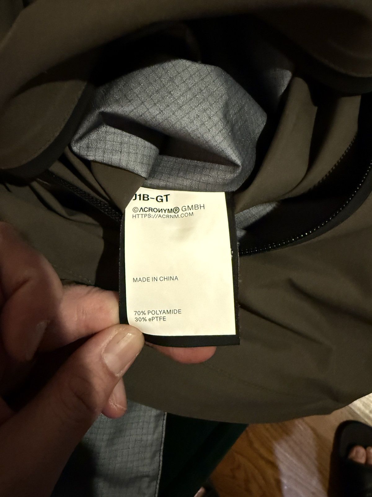 Acronym Acronym J1B-GT Gore-Tex Pro RAF Green Jacket FW 2021 (XL) Size US XL / EU 56 / 4 - 9 Thumbnail