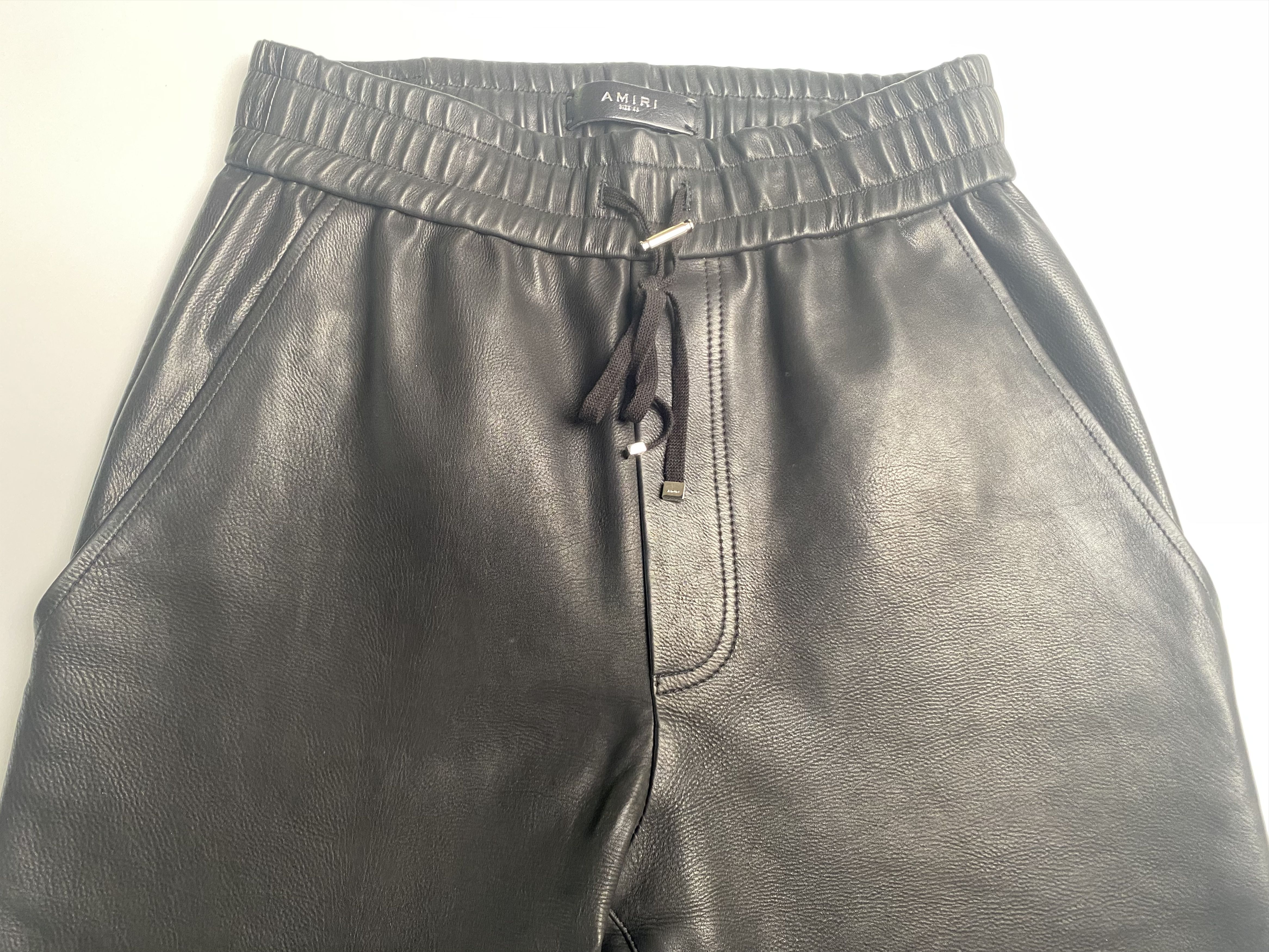 Amiri Amiri Leather Jogging Pant Size US 32 / EU 48 - 4 Thumbnail
