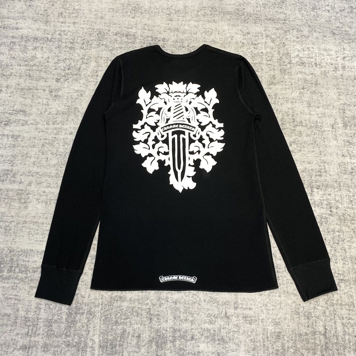 Chrome Hearts Chrome Hearts Dagger Thermal long t-shirt black Size L / US 10 / IT 46 - 2 Thumbnail